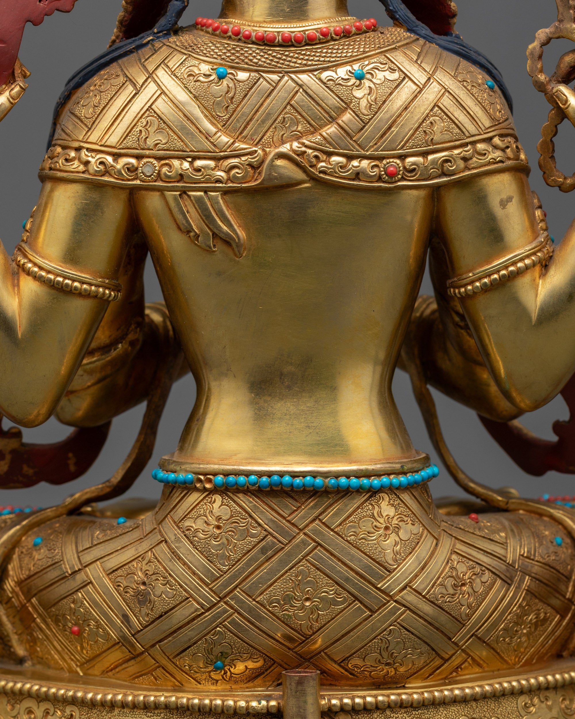 Sacred Avalokiteshvara Chenrezig Statue | Nepalese Bodhisattva Idol