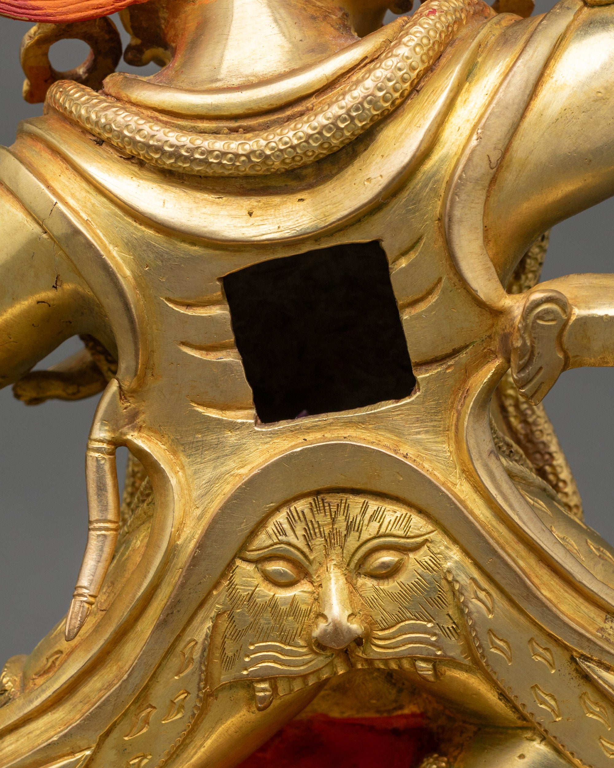 Tibetan Guru Dragpo Statue | Fierce Guardian of Dharma Sculpture