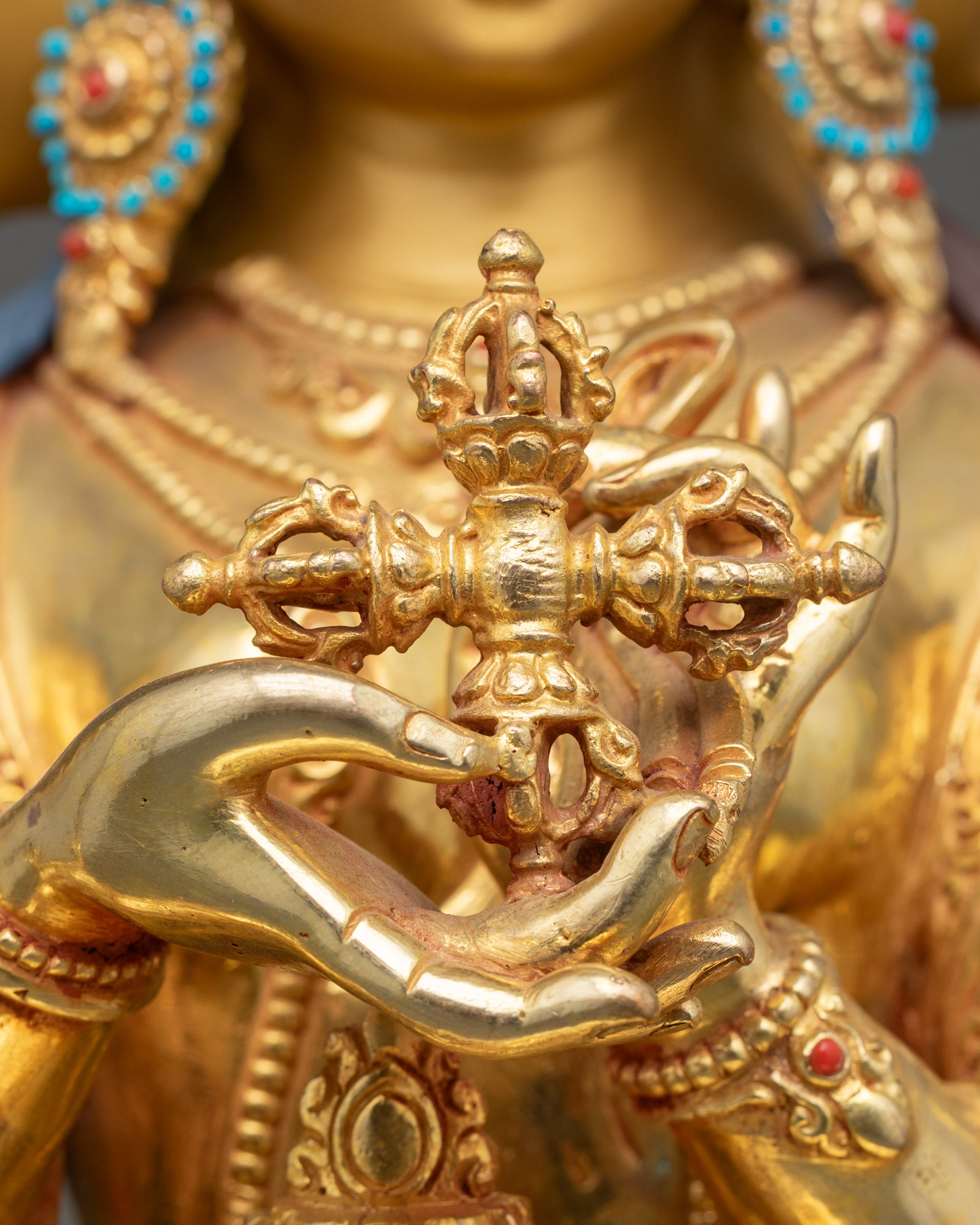 Namgyalma Wisdom Deity Statue | Traditional Himalayan Sculpture