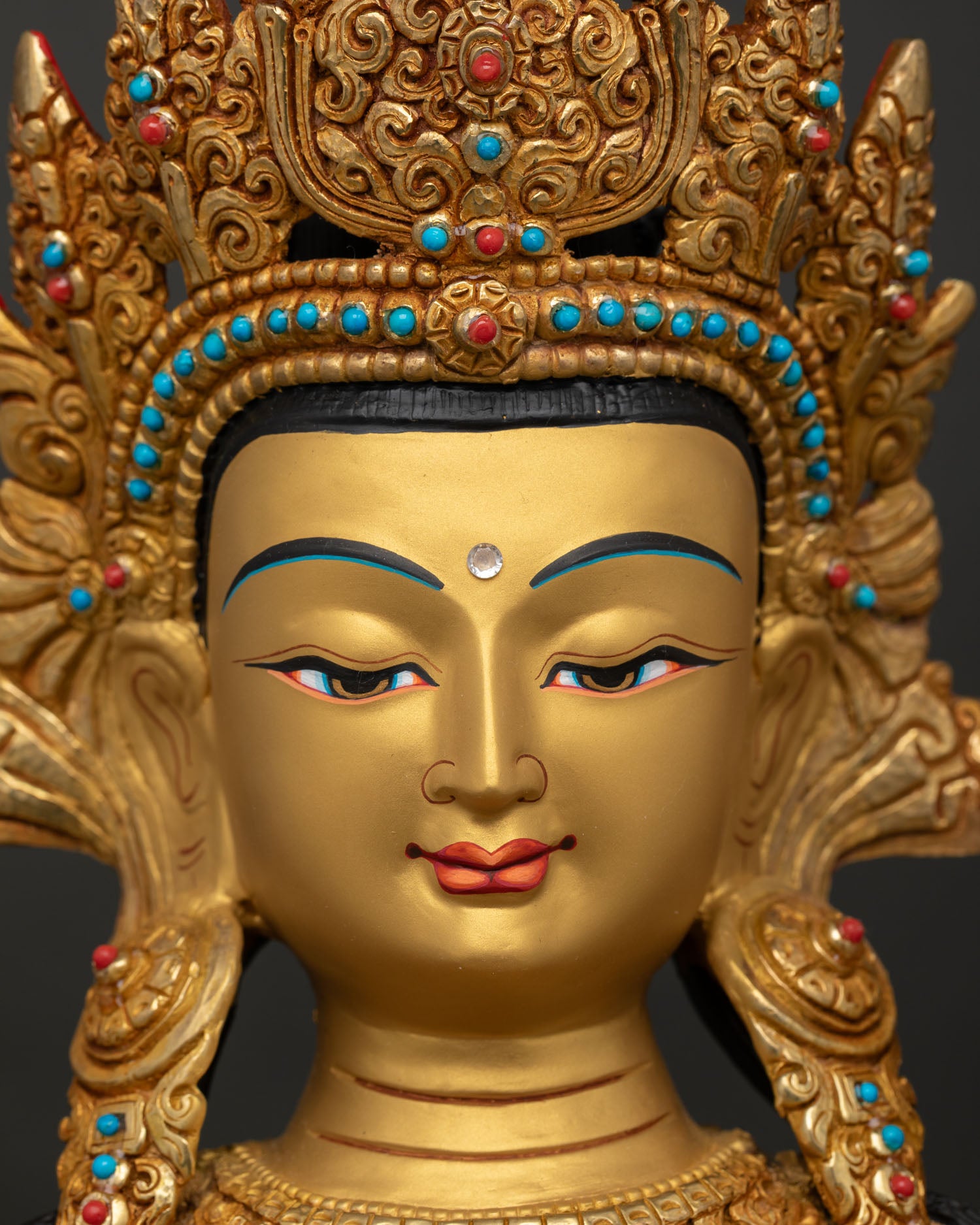 Handcrafted Avalokiteshvara Statue | Handmade Traditional Sculpture