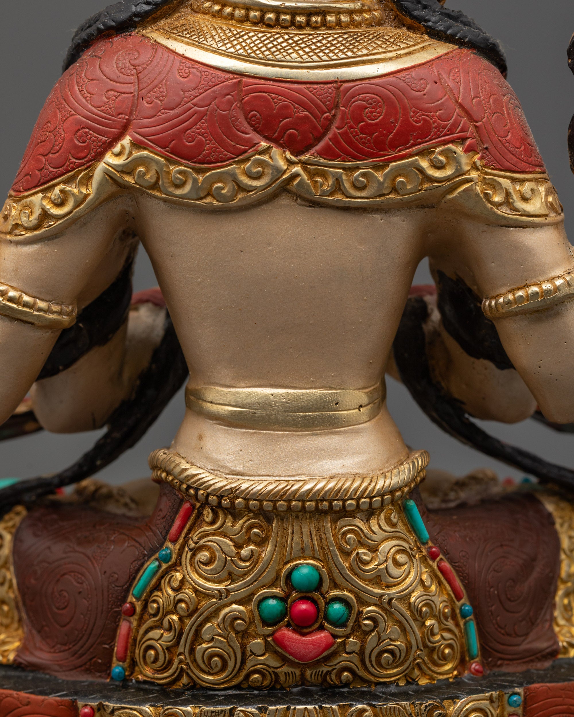 Nepalese Chenrezig Statue | Handcrafted Nepalese Buddha of Compassion