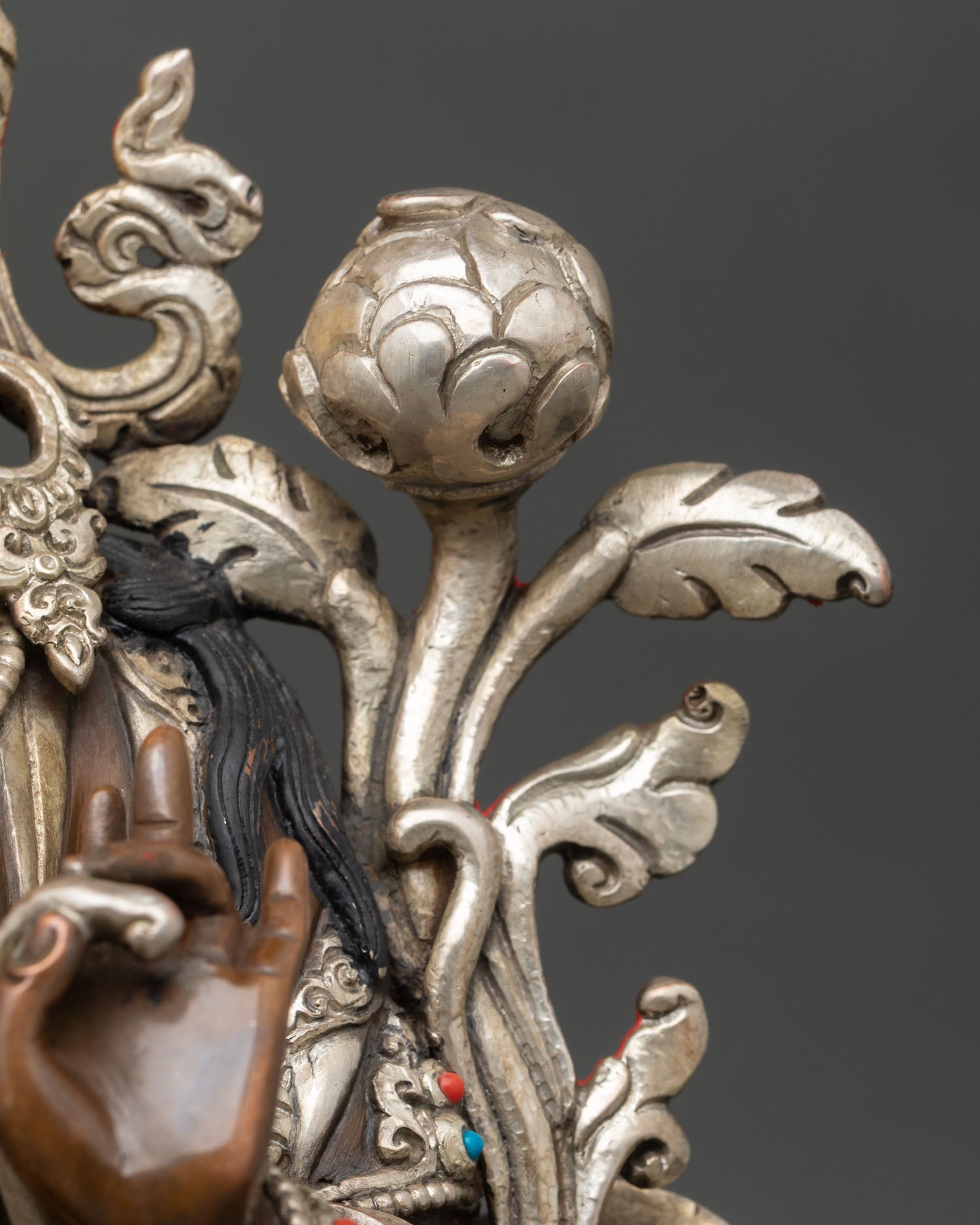 Green Tara Statue - Traditional Nepalese Sacred Artwork
