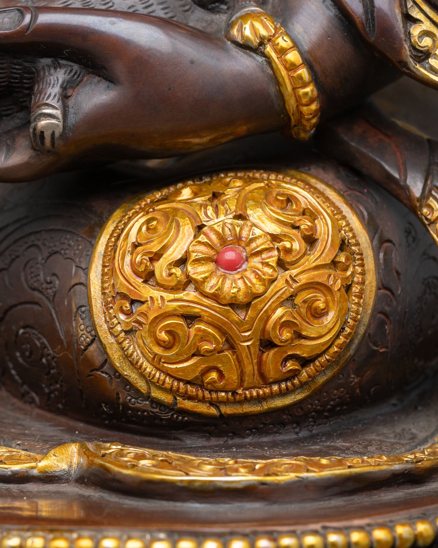 Premium Oxidized Dzambhala Statue | Tibetan Artwork
