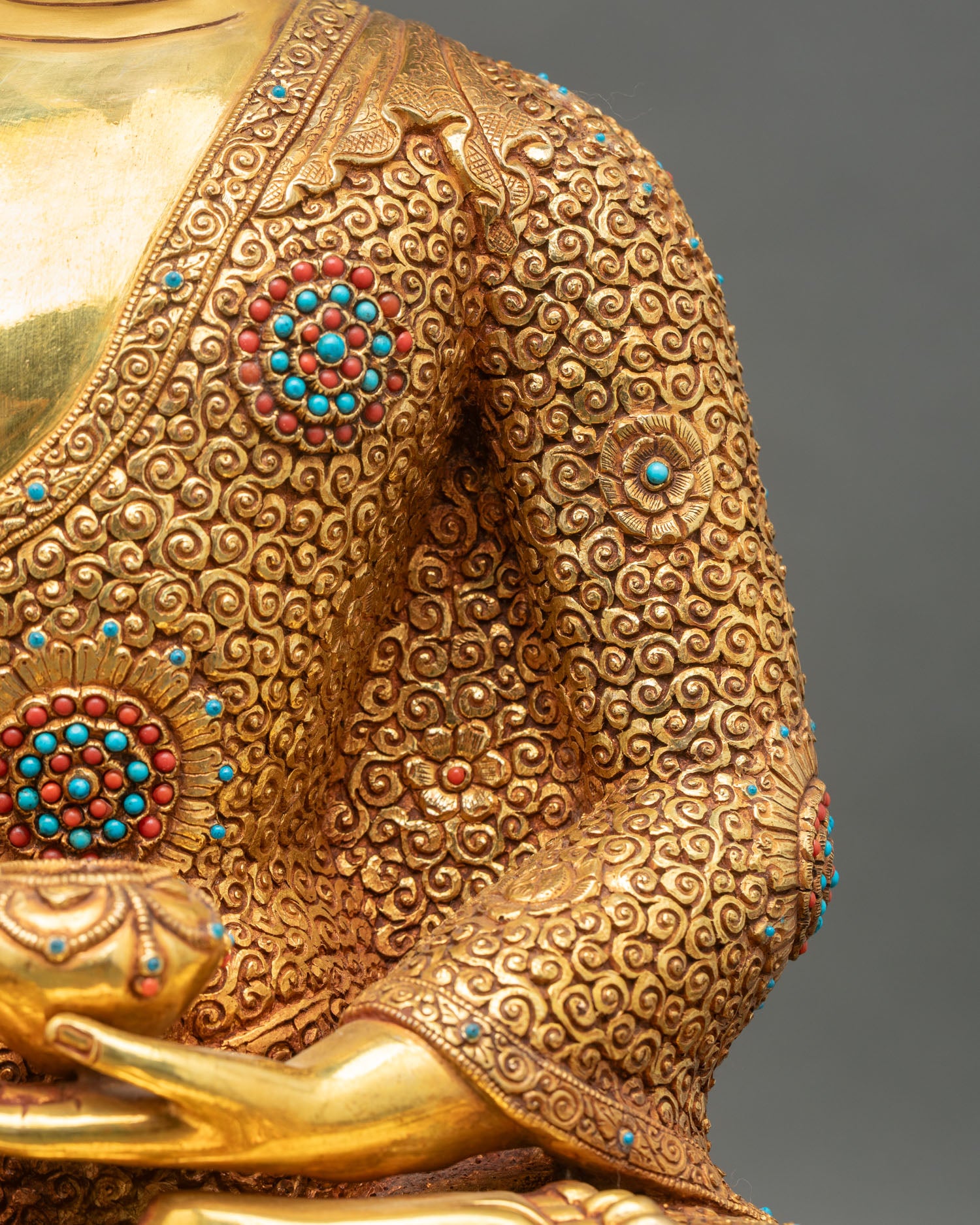 Large Shakyamuni Buddha Statue | Tibetan Buddhist Art