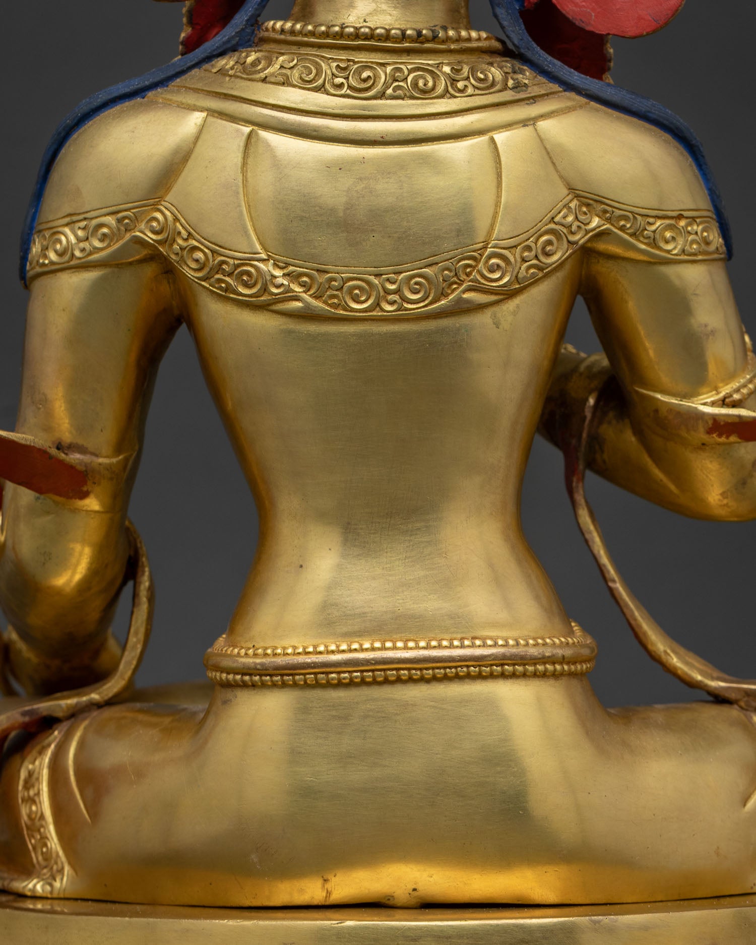 Kshitigarbha Statue | Traditional Lost-Wax Cast Copper Art