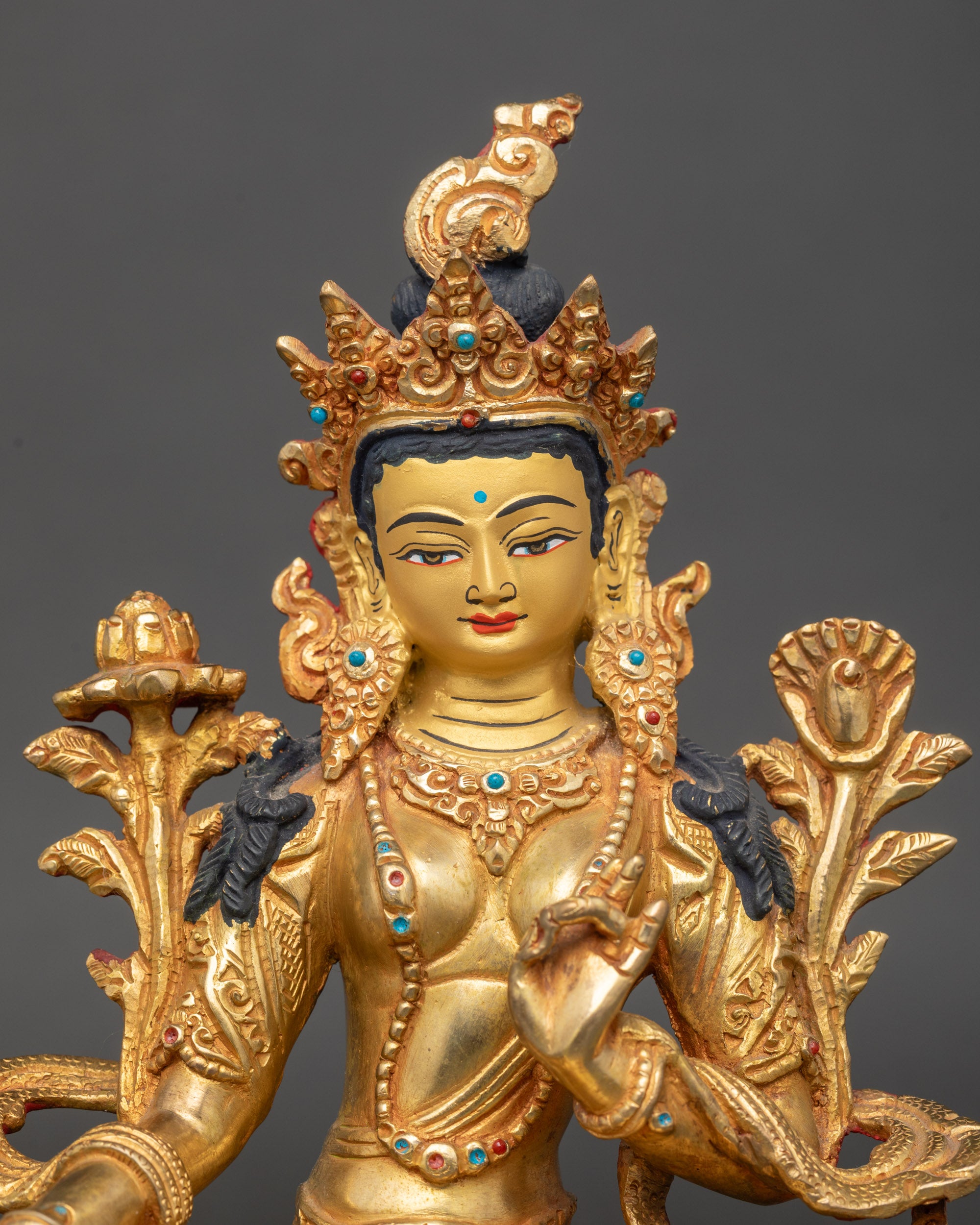 Green Tara Statue