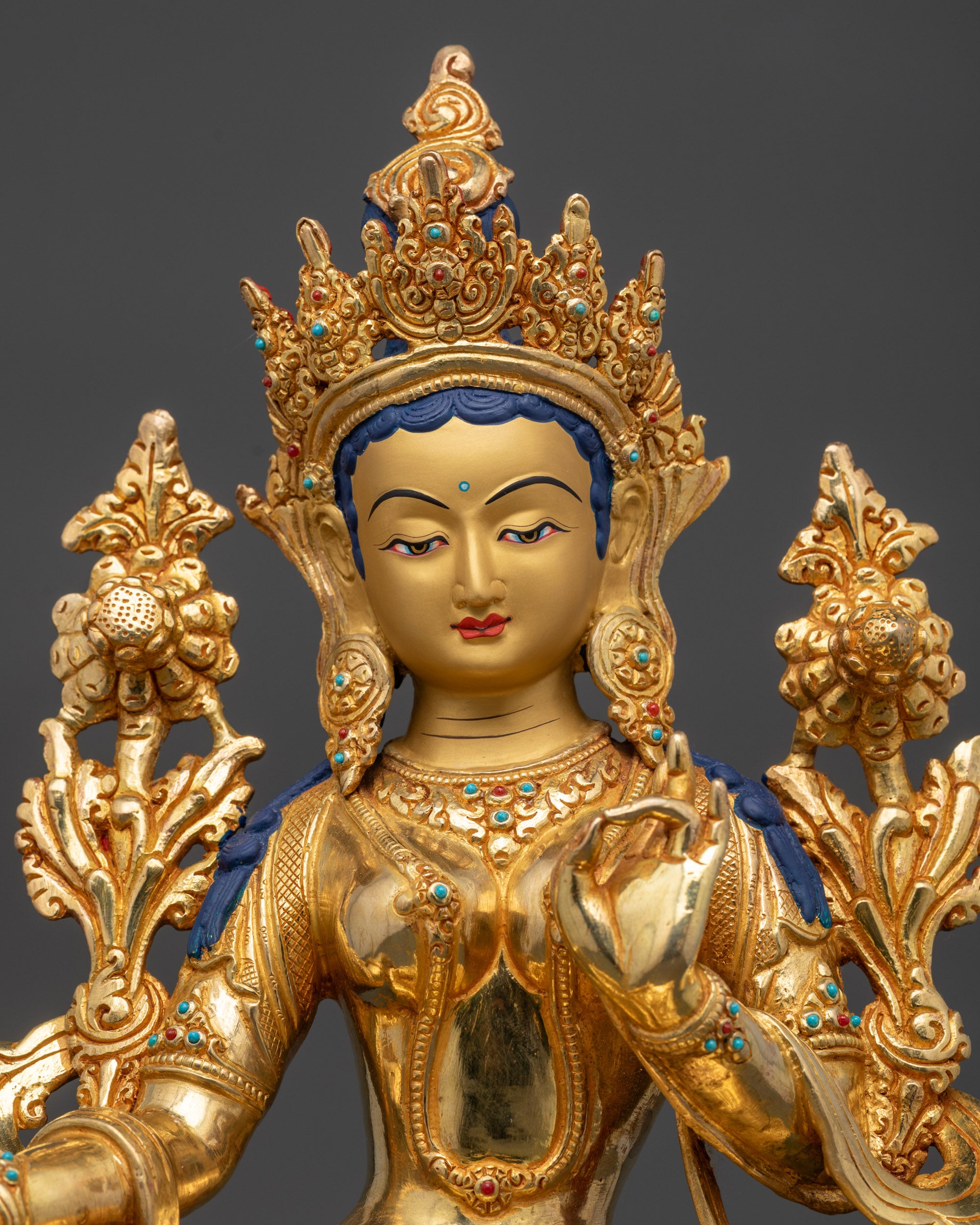 Green Tara Statue
