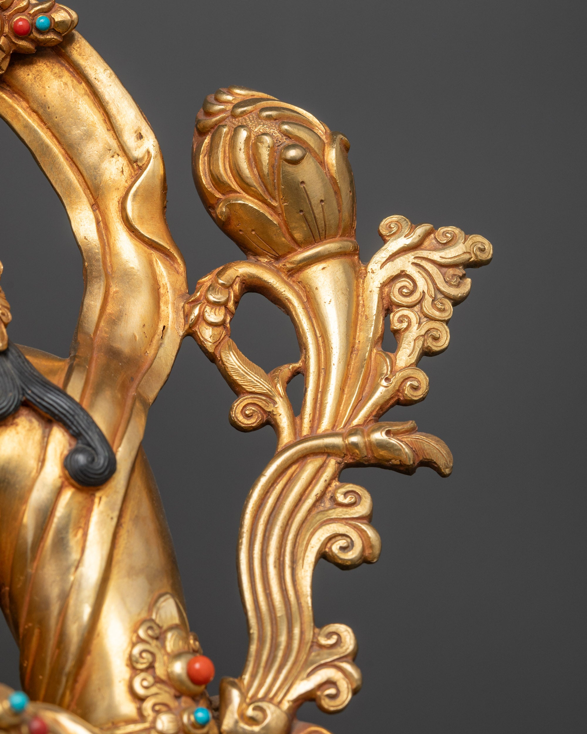 Peaceful Green Tara Statue | Handcrafted Tibetan Goddess for Home Decor