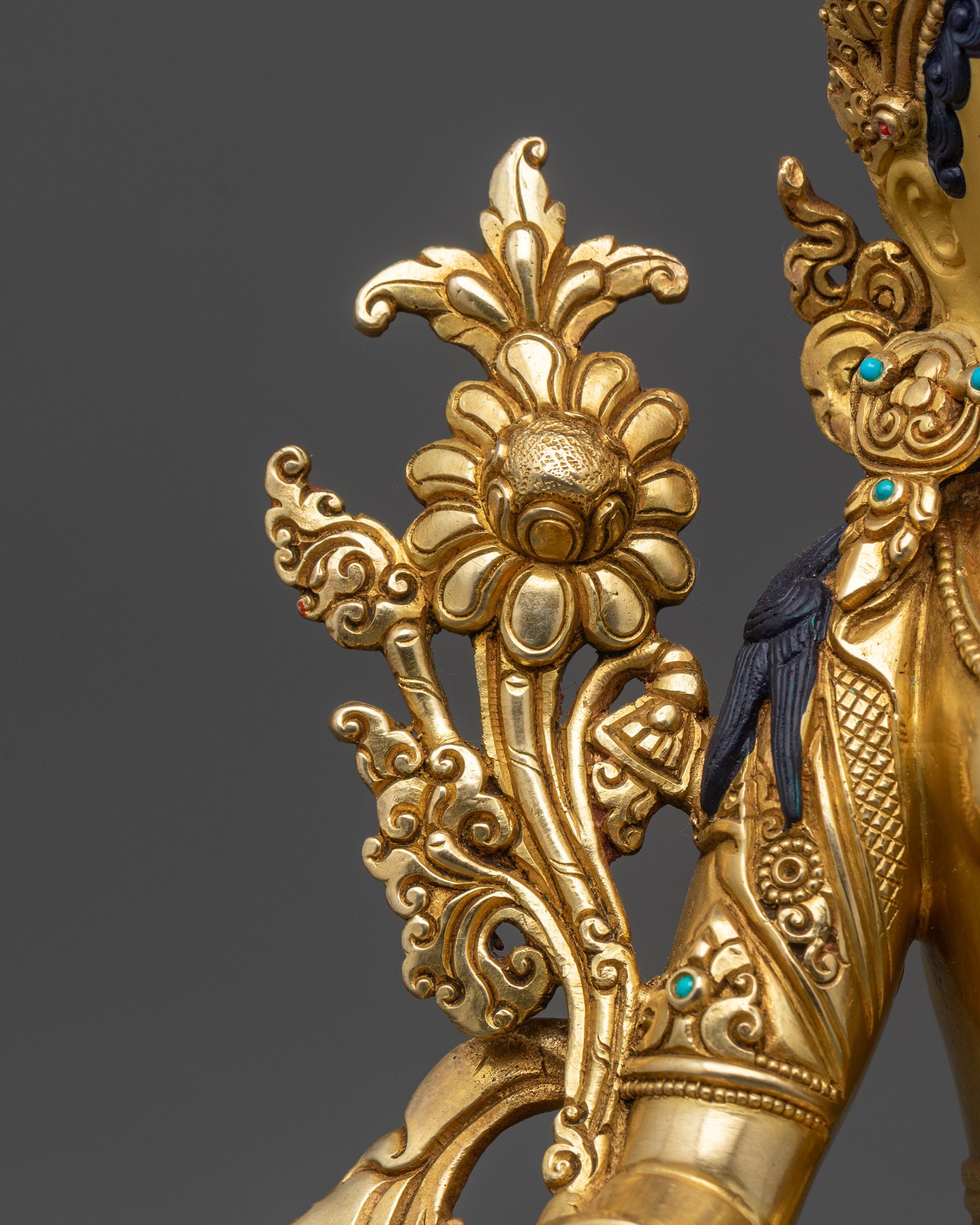 Divine Green Tara Statue | Nepalese Handcrafted Goddess of Compassion