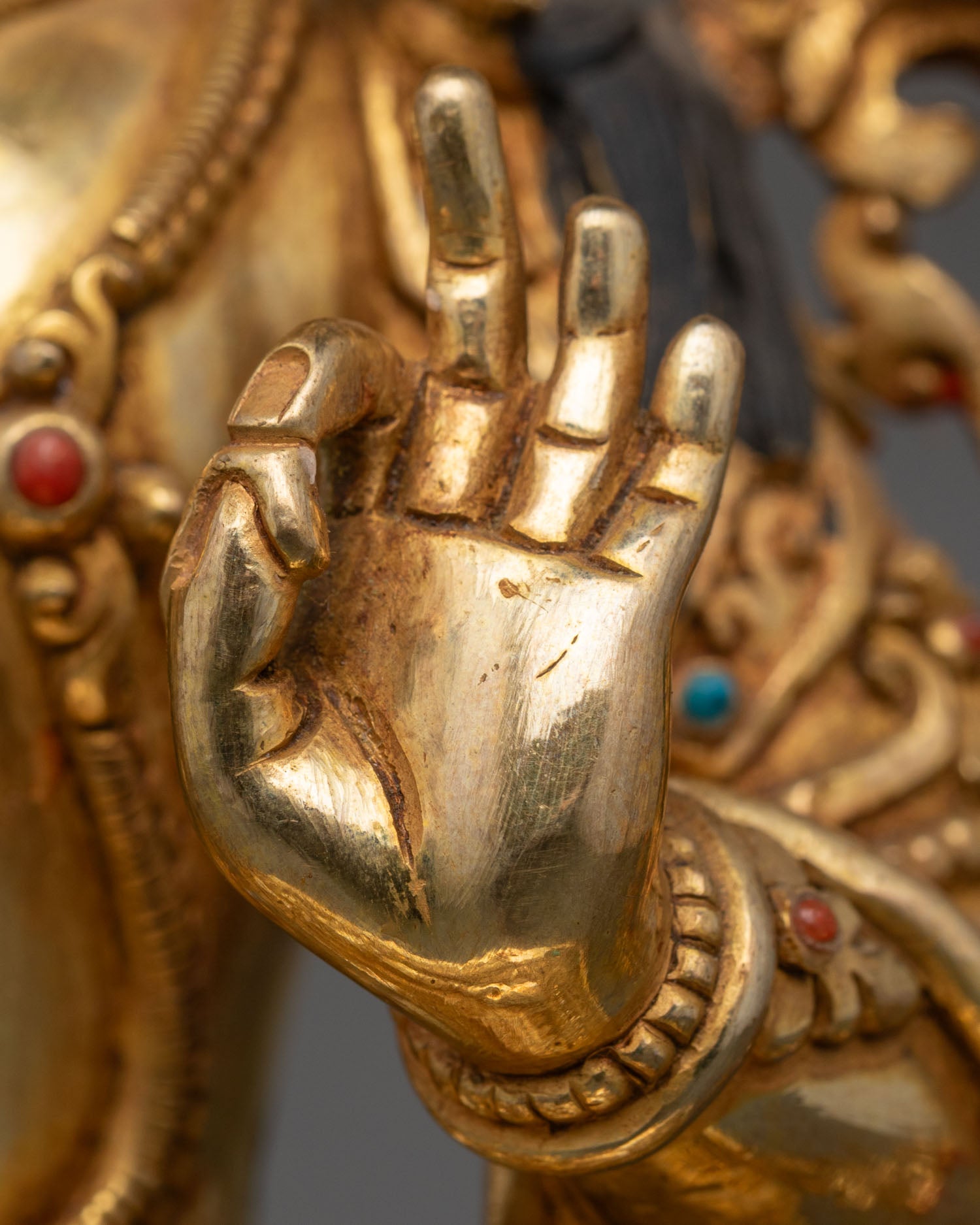 Manjushri Statue – Traditional Meditation and Spiritual Art