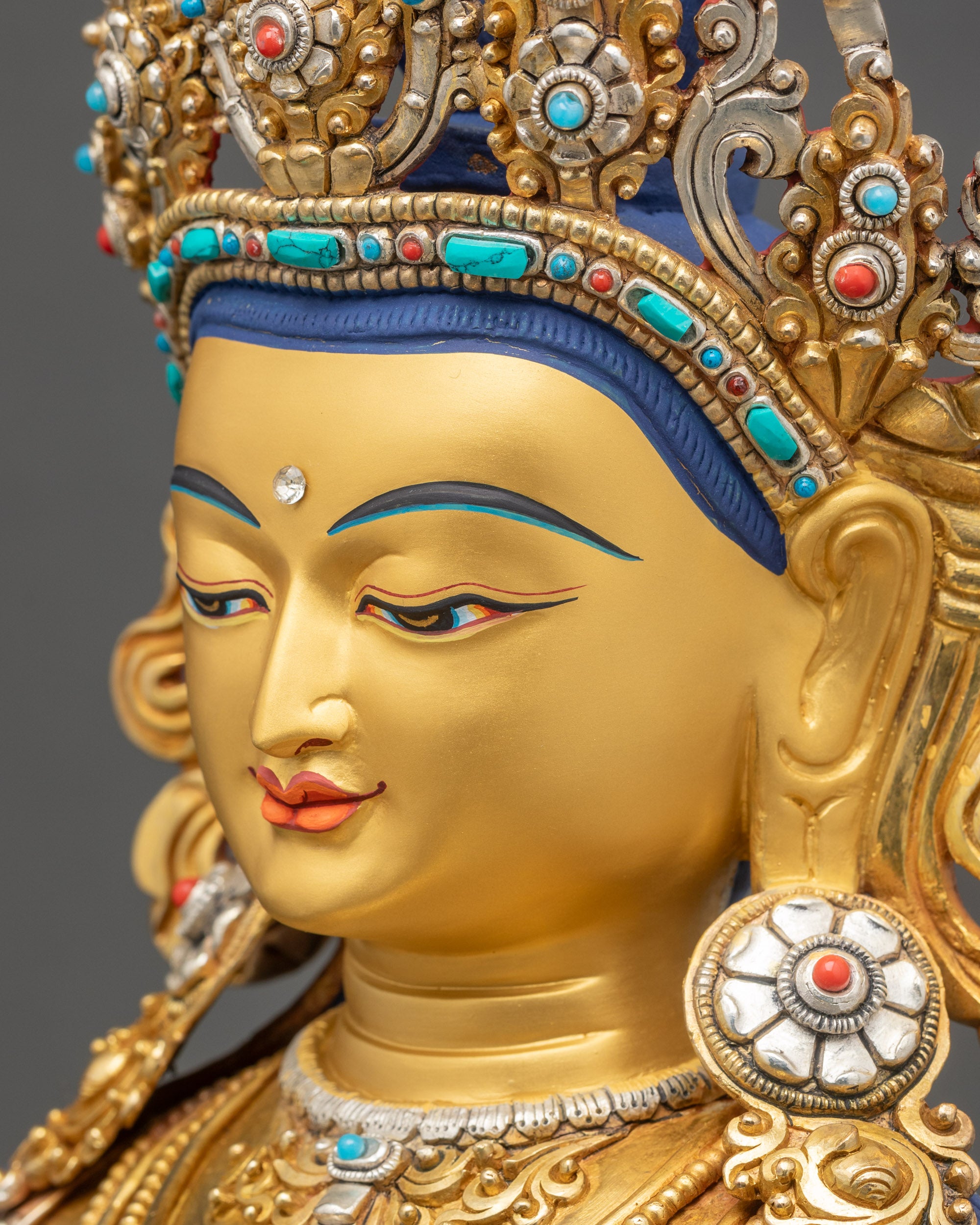 Handcrafted Dorje Sempa Statue | Tibetan Karma Purification Buddha