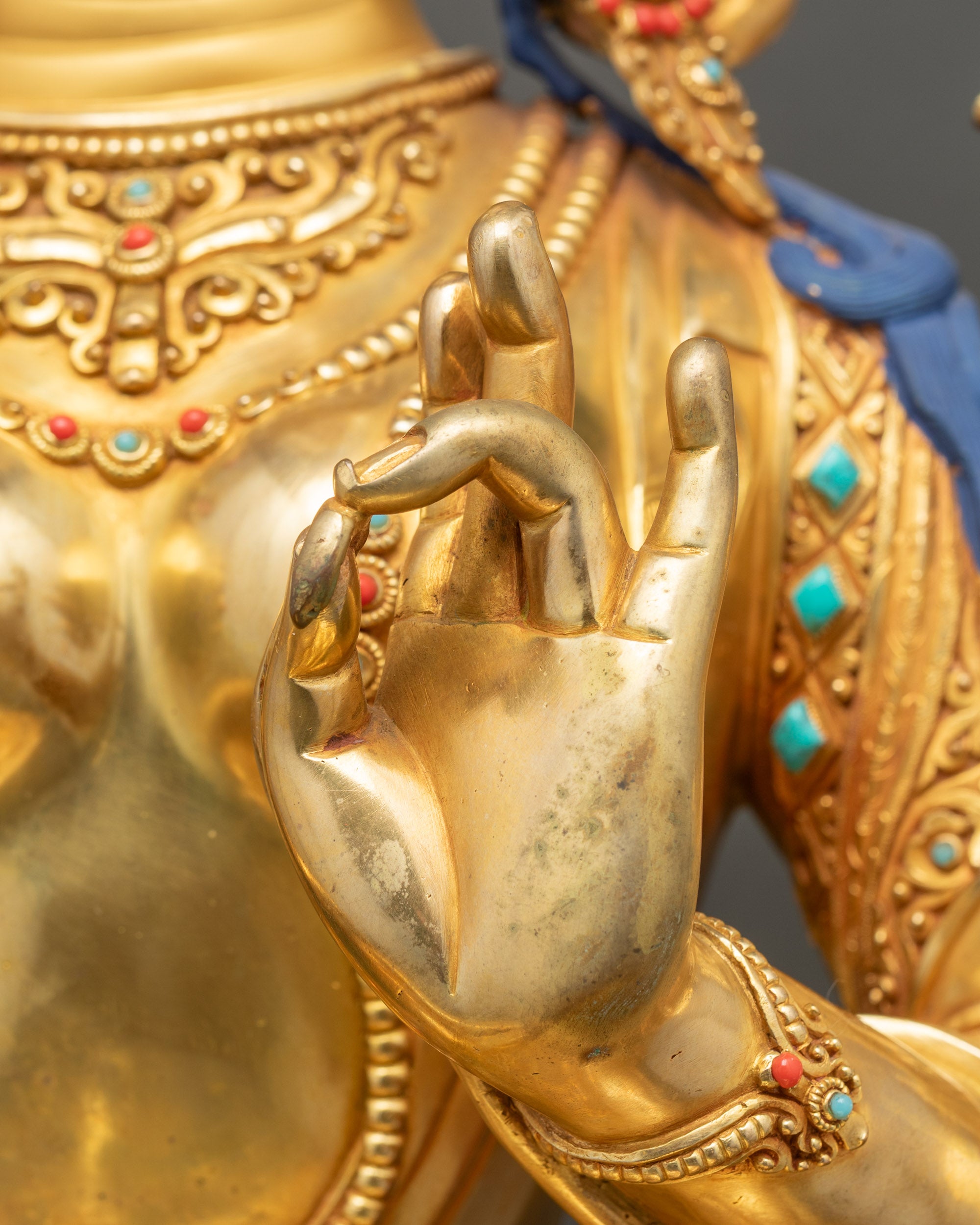 Green Tara Statue | Spiritual Guardian and Meditation Altar Figure