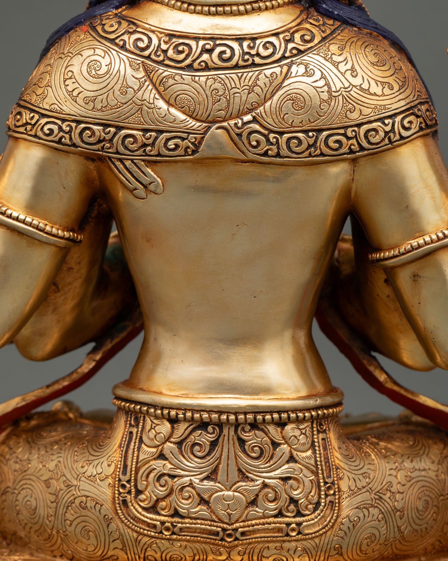 Chenrezig Statue | Nepalese Lost Wax Copper Art