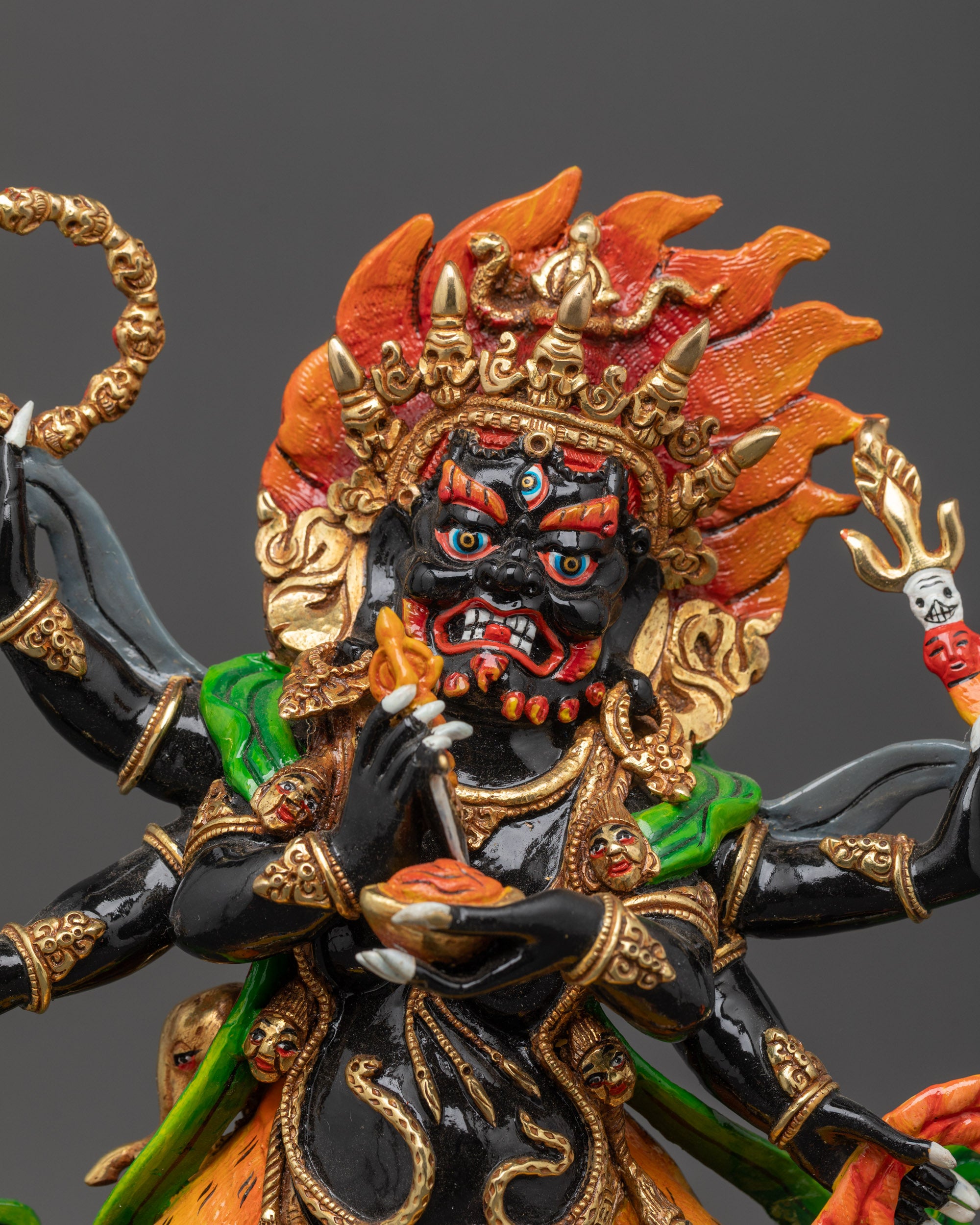 Six Armed Mahakala Statue