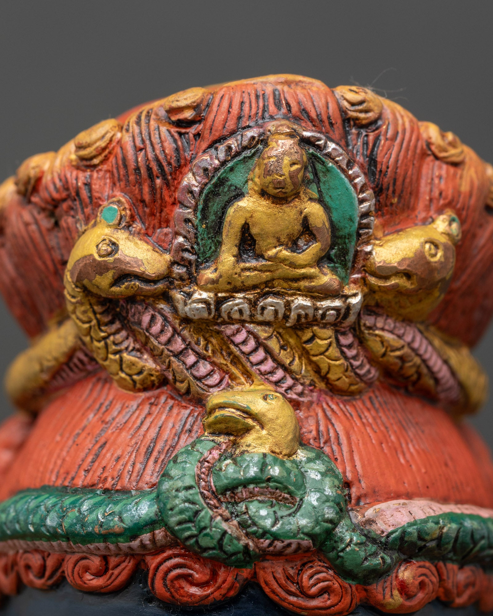Black Dzambhala Statue | Handcrafted Copper Art
