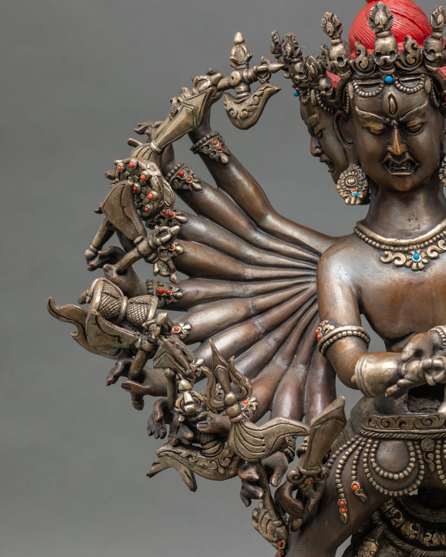 Kalachakra Statue – Handcrafted Buddhist Art from Nepal