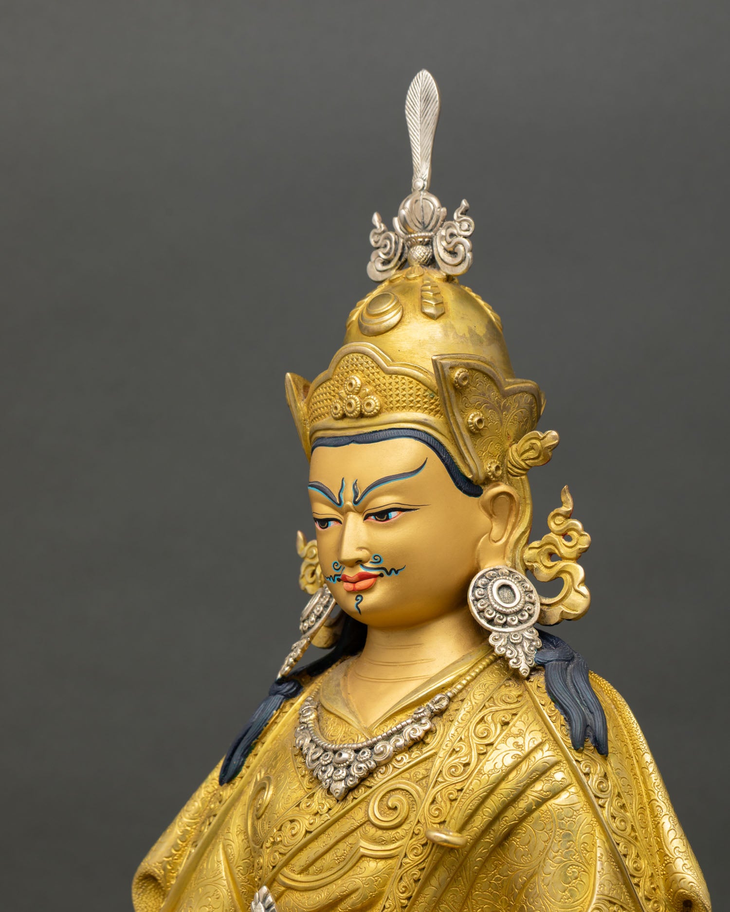 Guru Rinpoche Statue | Sacred Himalayan Art for Spiritual Space