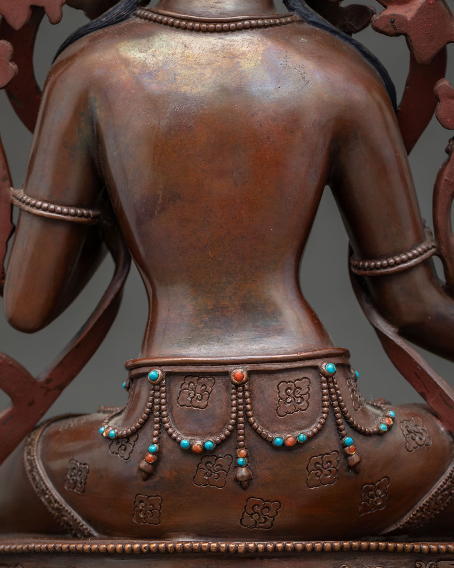 Green Tara Statue | Handcrafted Buddhist Deity of Compassion and Protection