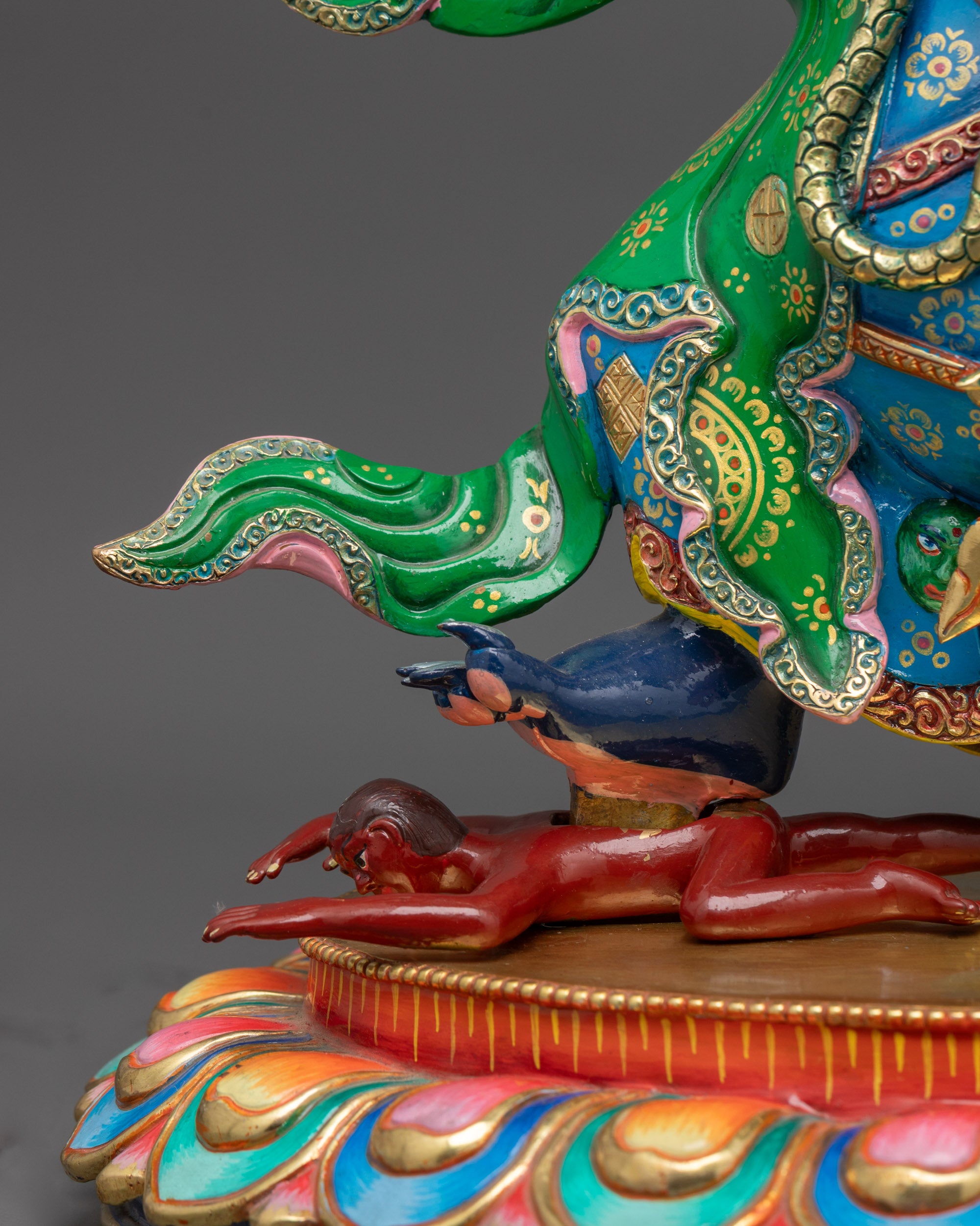 Mahakala Bernagchen Statue | Lost Wax Crafted Wrathful Deity Nepal