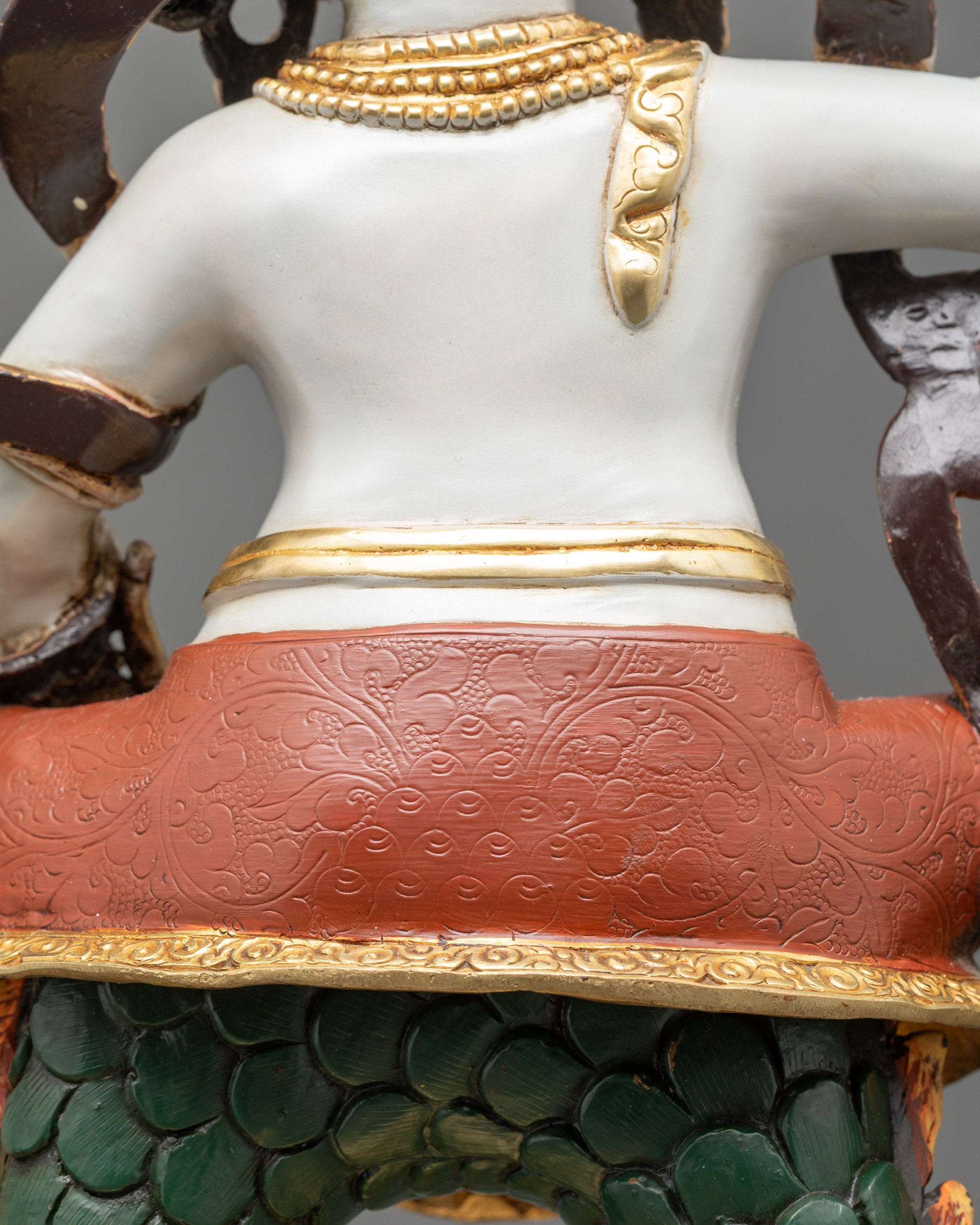 White Dzambhala Statue