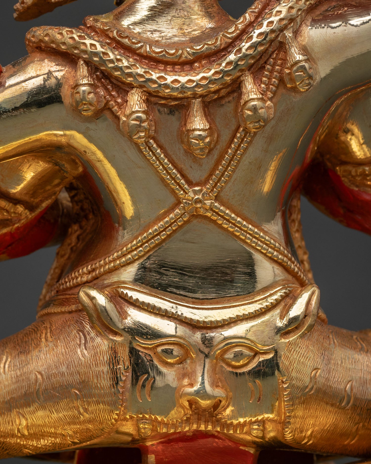 Four-Armed Mahakala Statue | Fierce Vajrayana Buddhist Guardian