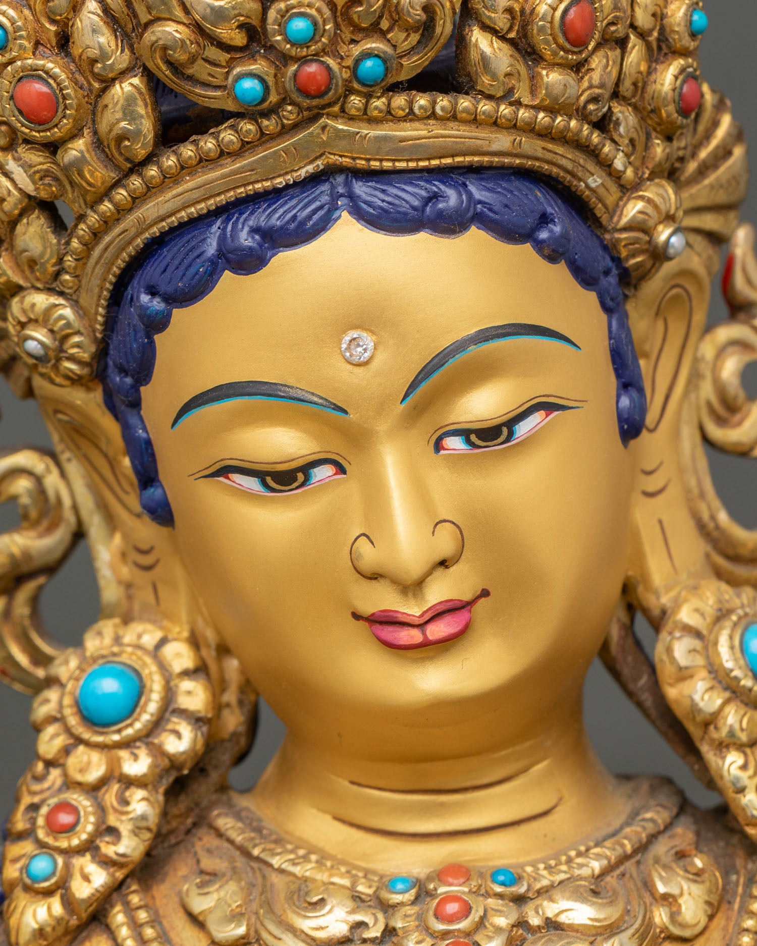 Green Tara Statue – Nepalese Spiritual Artwork