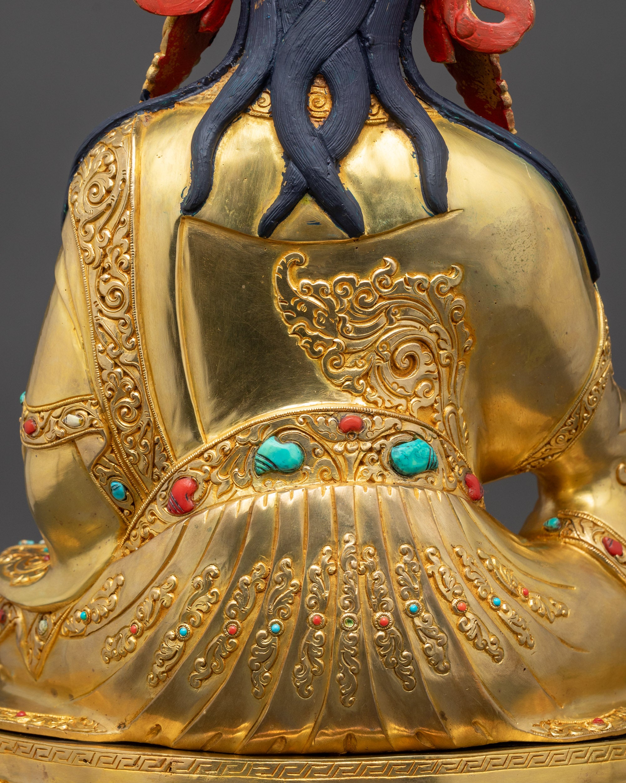 Handcrafted Statue of Guru Rinpoche | Tibetan Guru Padmasambhava Idol