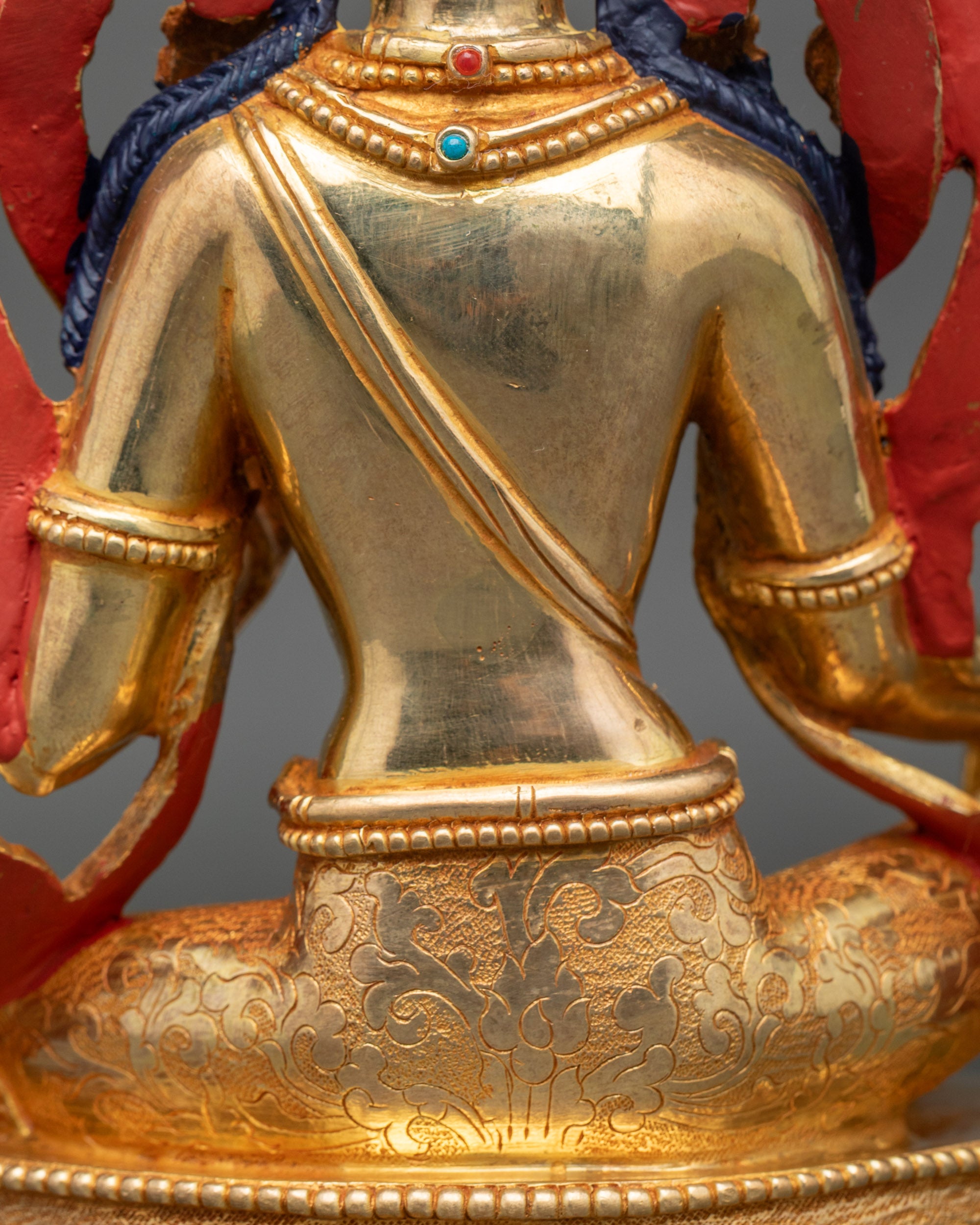 Handcrafted Green Tara Statue for Spiritual Growth and Inner Peace