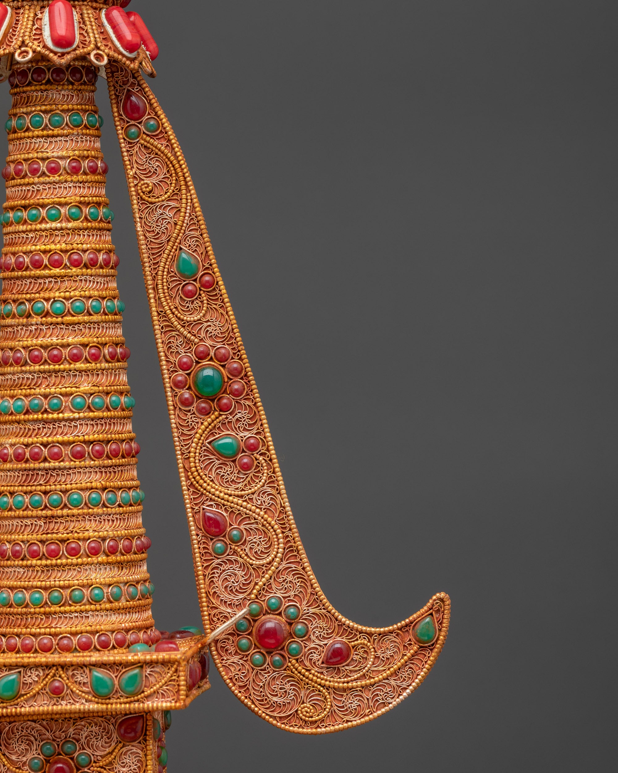 Shop Handmade Tibetan Stupa | Golden Buddhist Monument Nepal