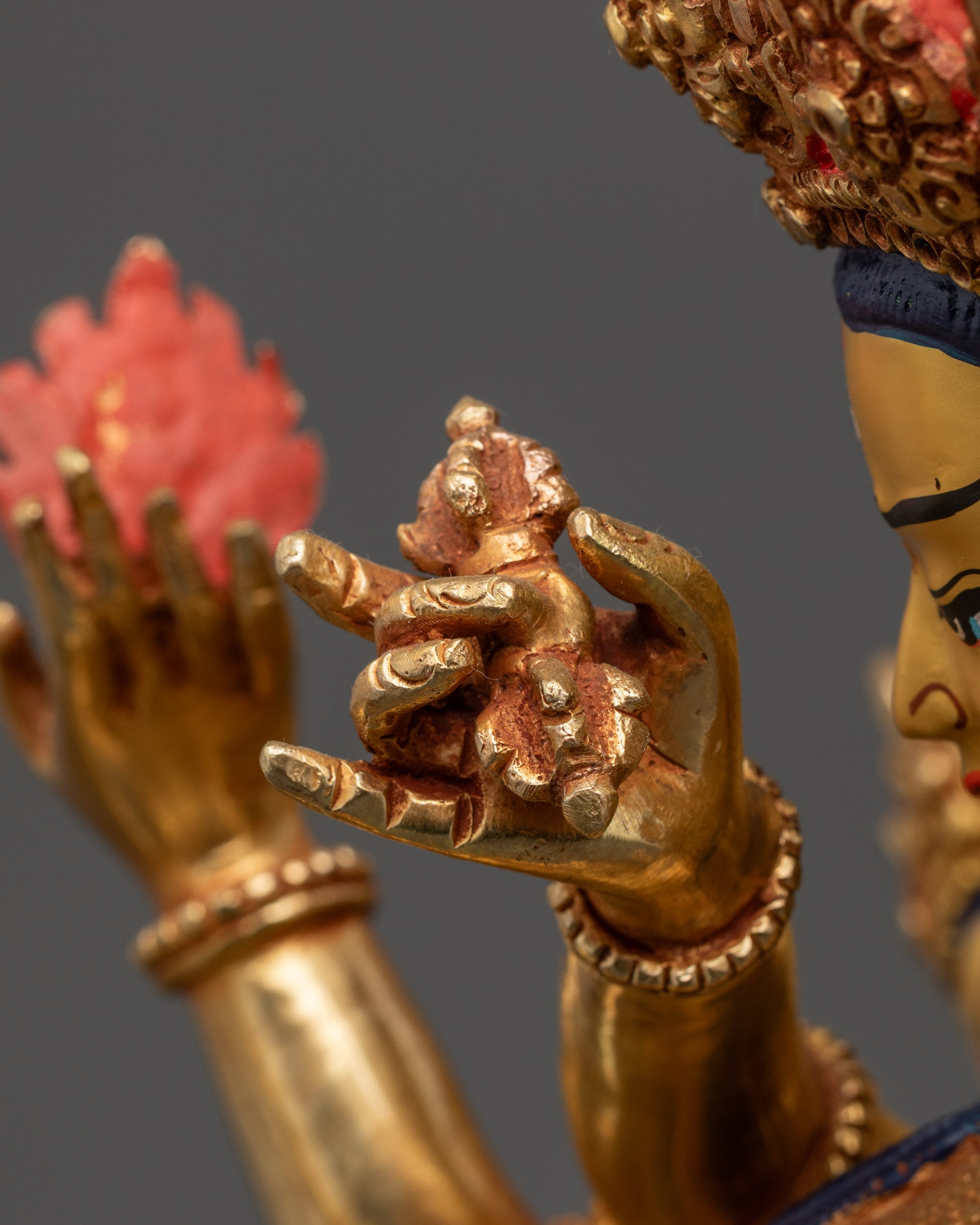 Tantric Deity Guhyasamaja Consort Statue | Handcrafted Buddhist Art