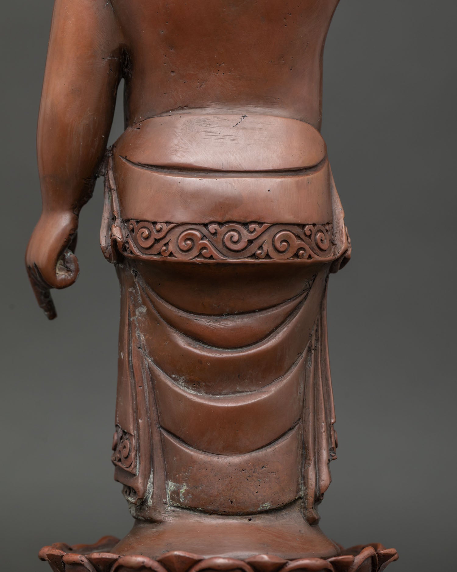 Oxidized Little Buddha Statue | Buddhist Zen Decor