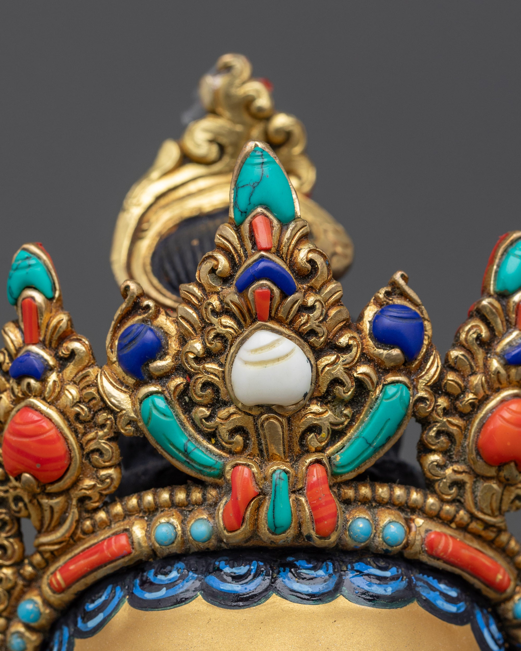 Premium Yellow Dzambhala Sculpture | Handcrafted Spiritual Wealth God