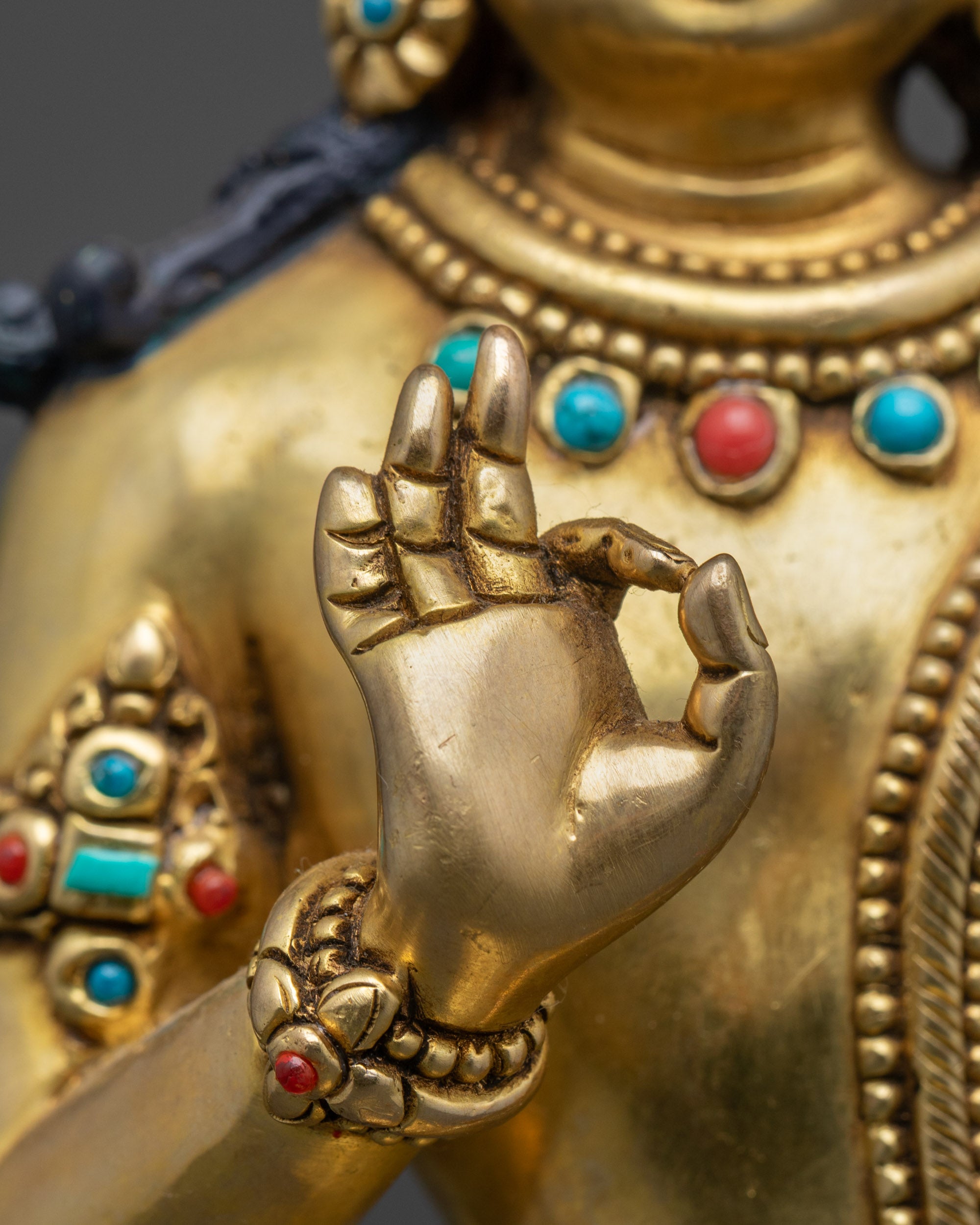 Eight Bodhisattvas Statue Collection | Traditional Nepalese Artistry