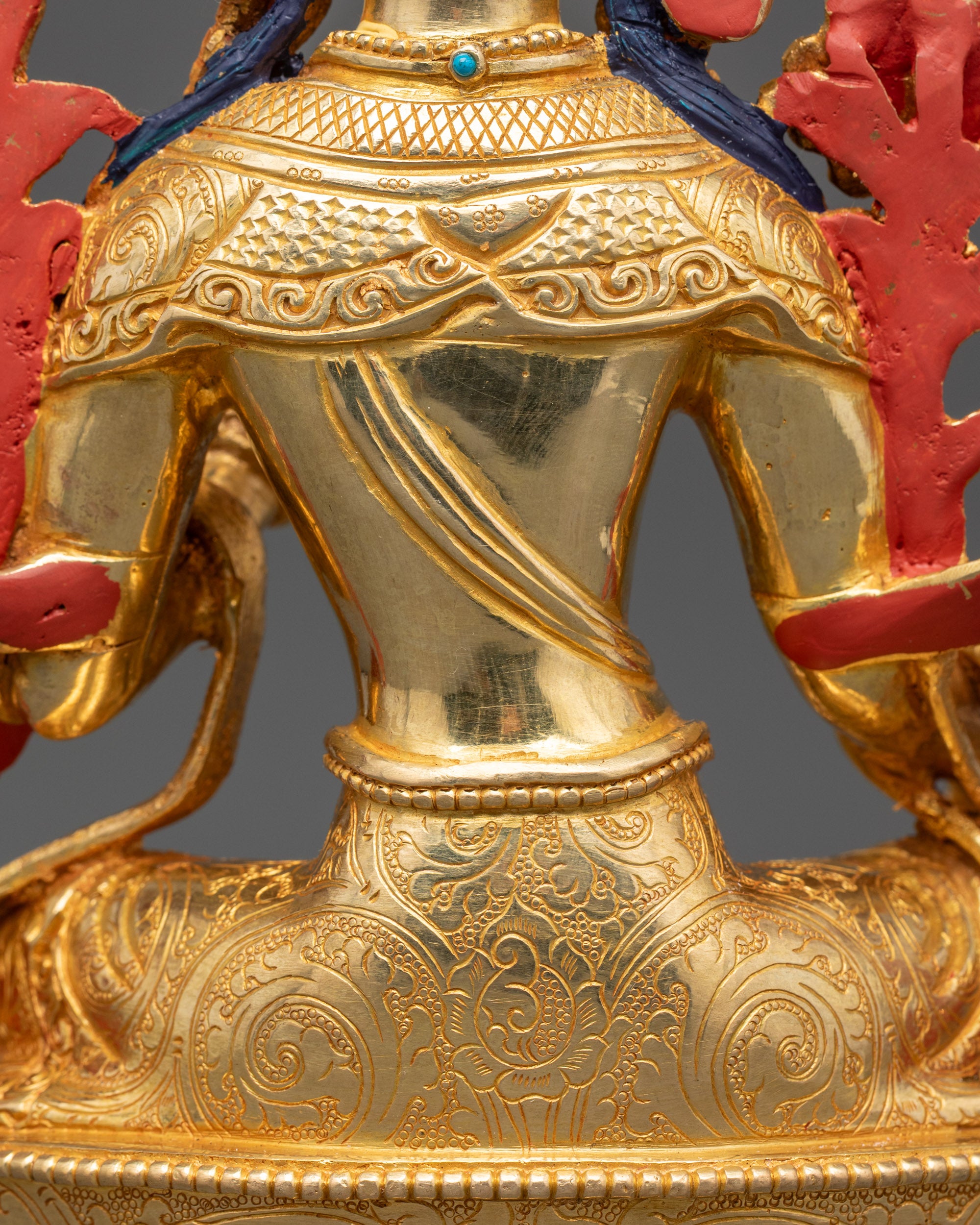 Green Tara Statue from Nepal | Sacred Buddhist Sculpture for Devotion