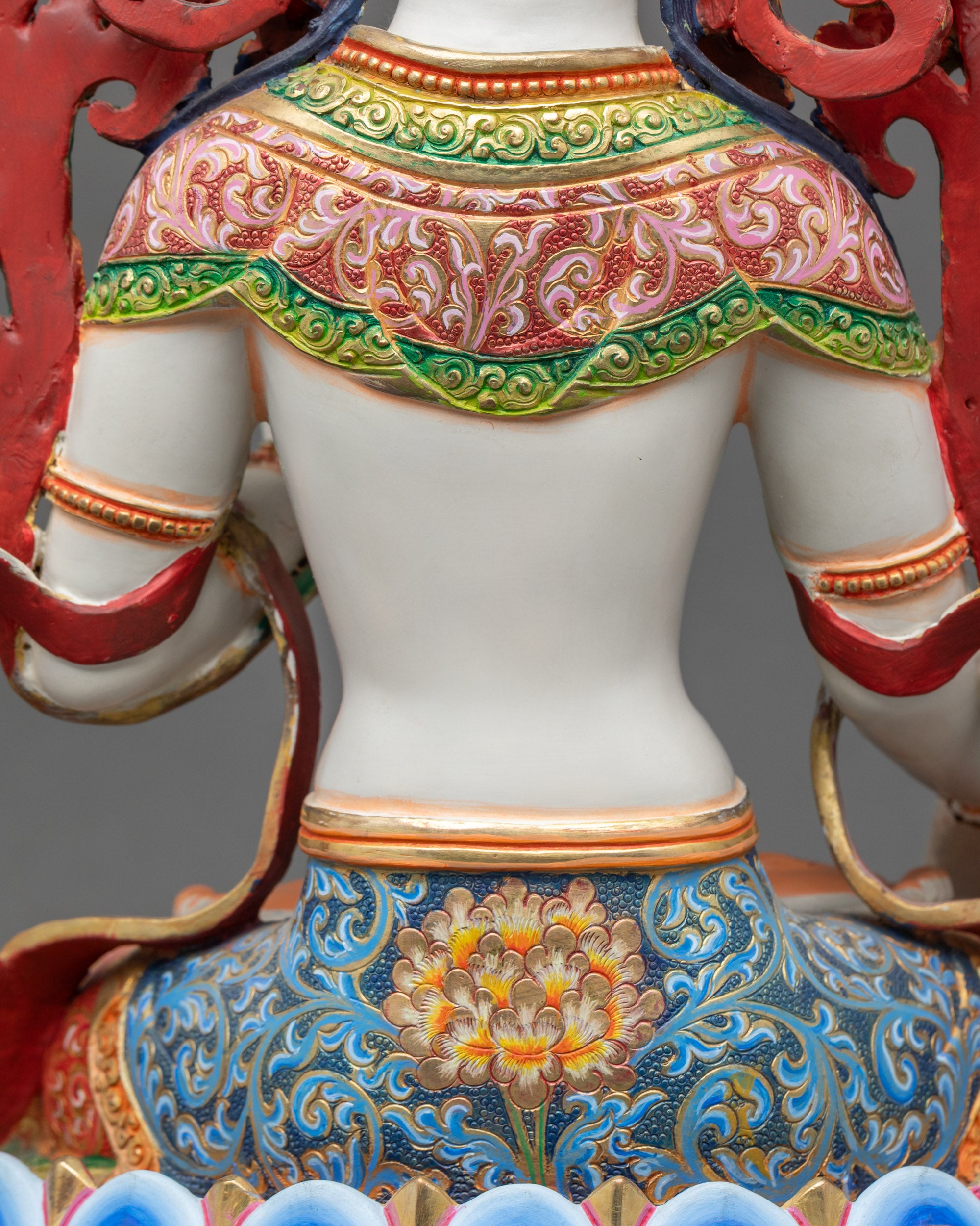 Tibetan White Sita Tara Statue | Buddhist Figurine for Sacred Spaces