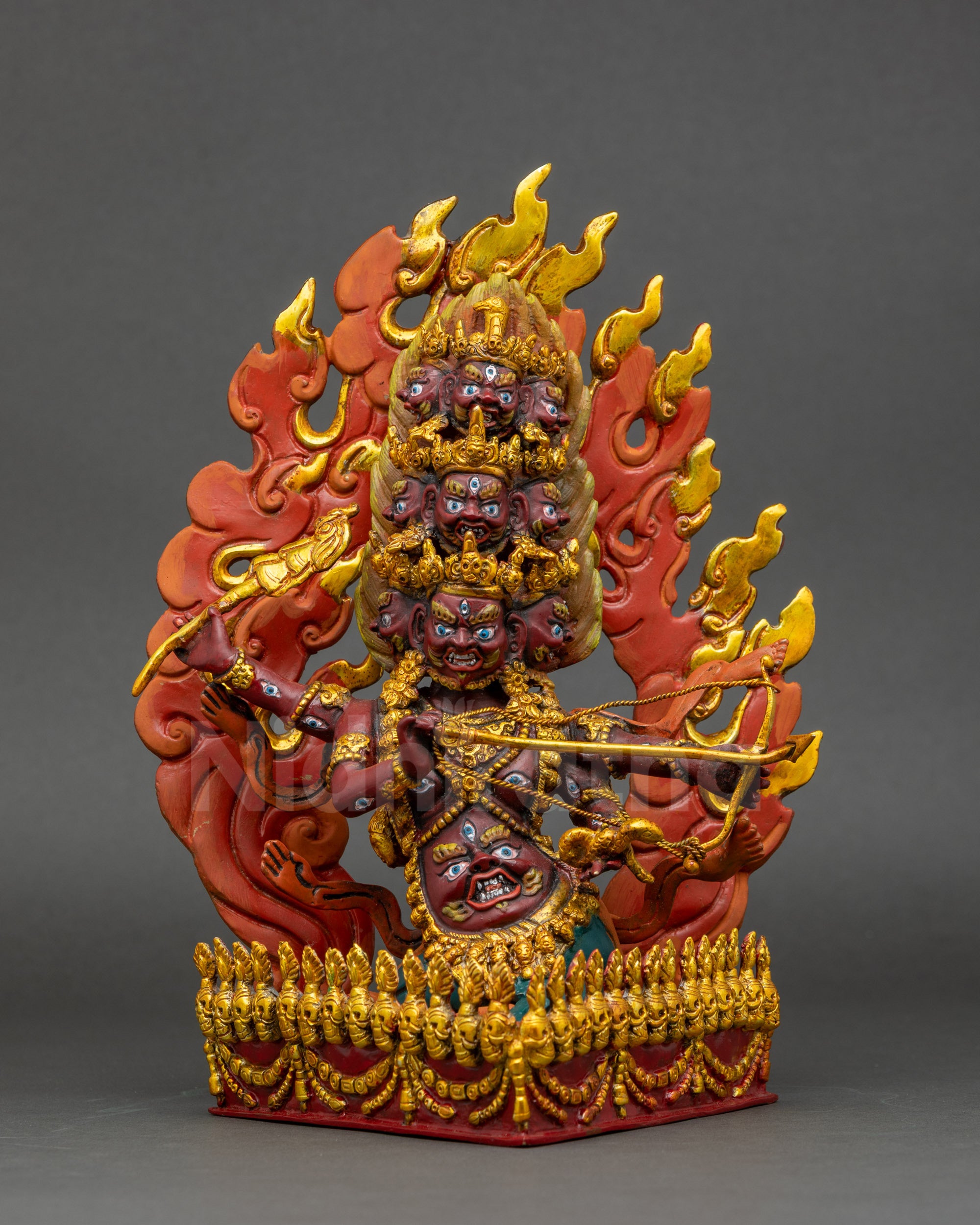 Powerful Vajrayana Buddhist Statue Set for Protection