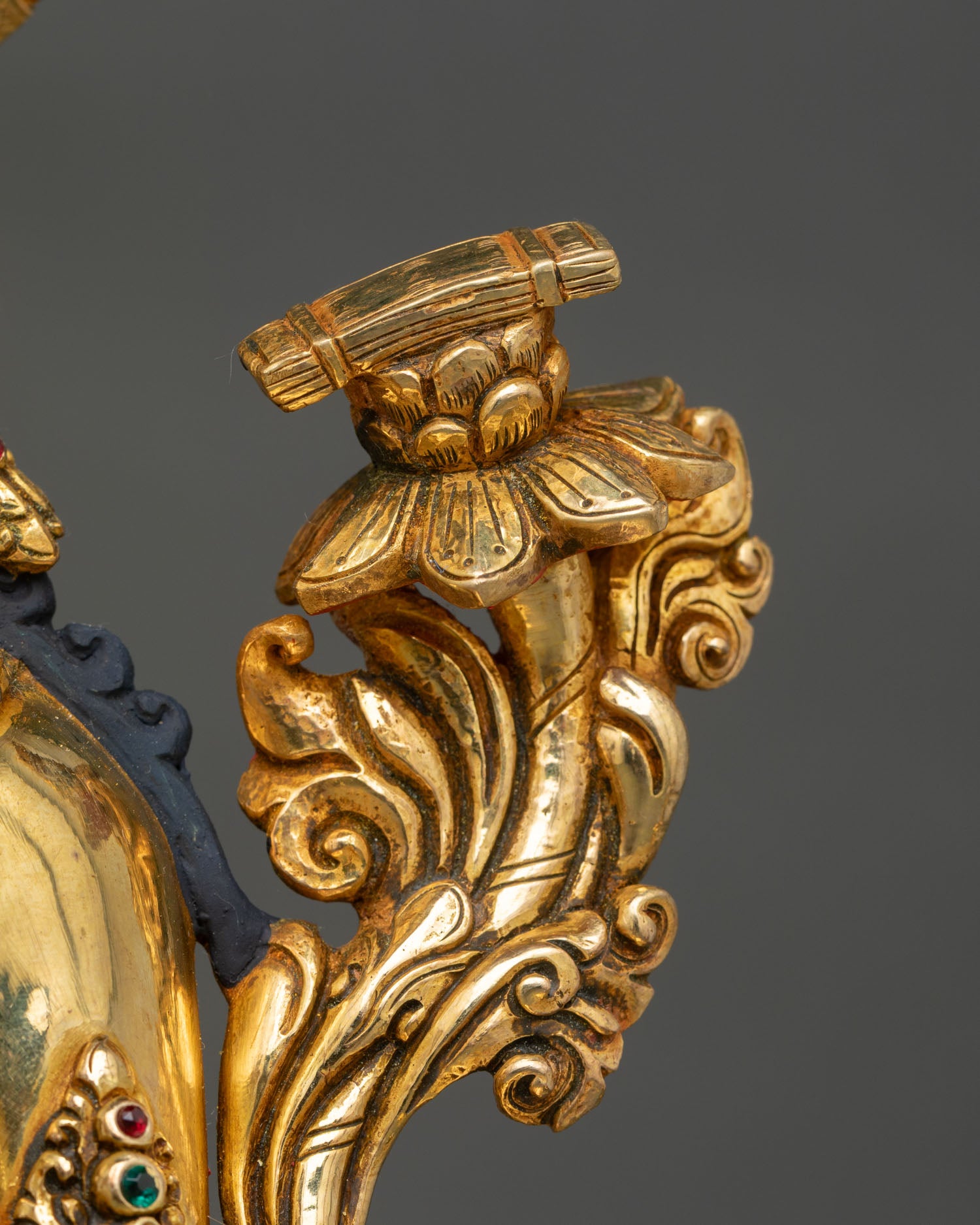 Premium Simhanada Manjushri Statue for Spiritual Practice