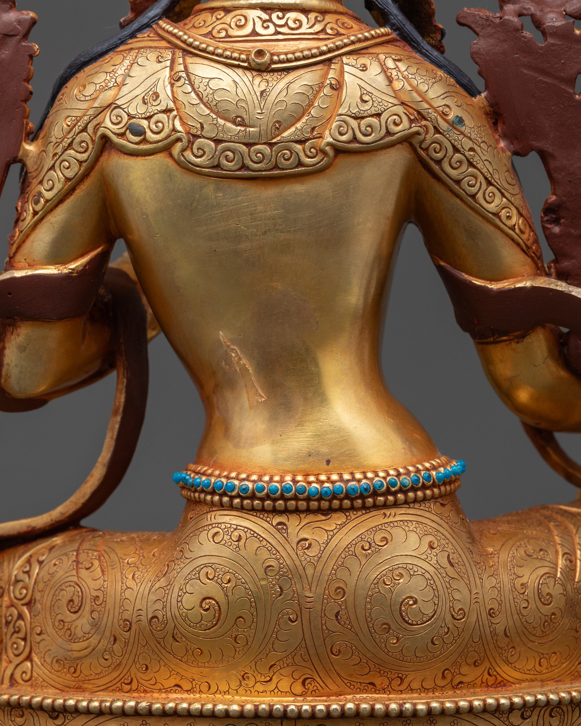 Authentic Green Tara Statue | Peaceful Buddhist Spiritual Decor & Gift