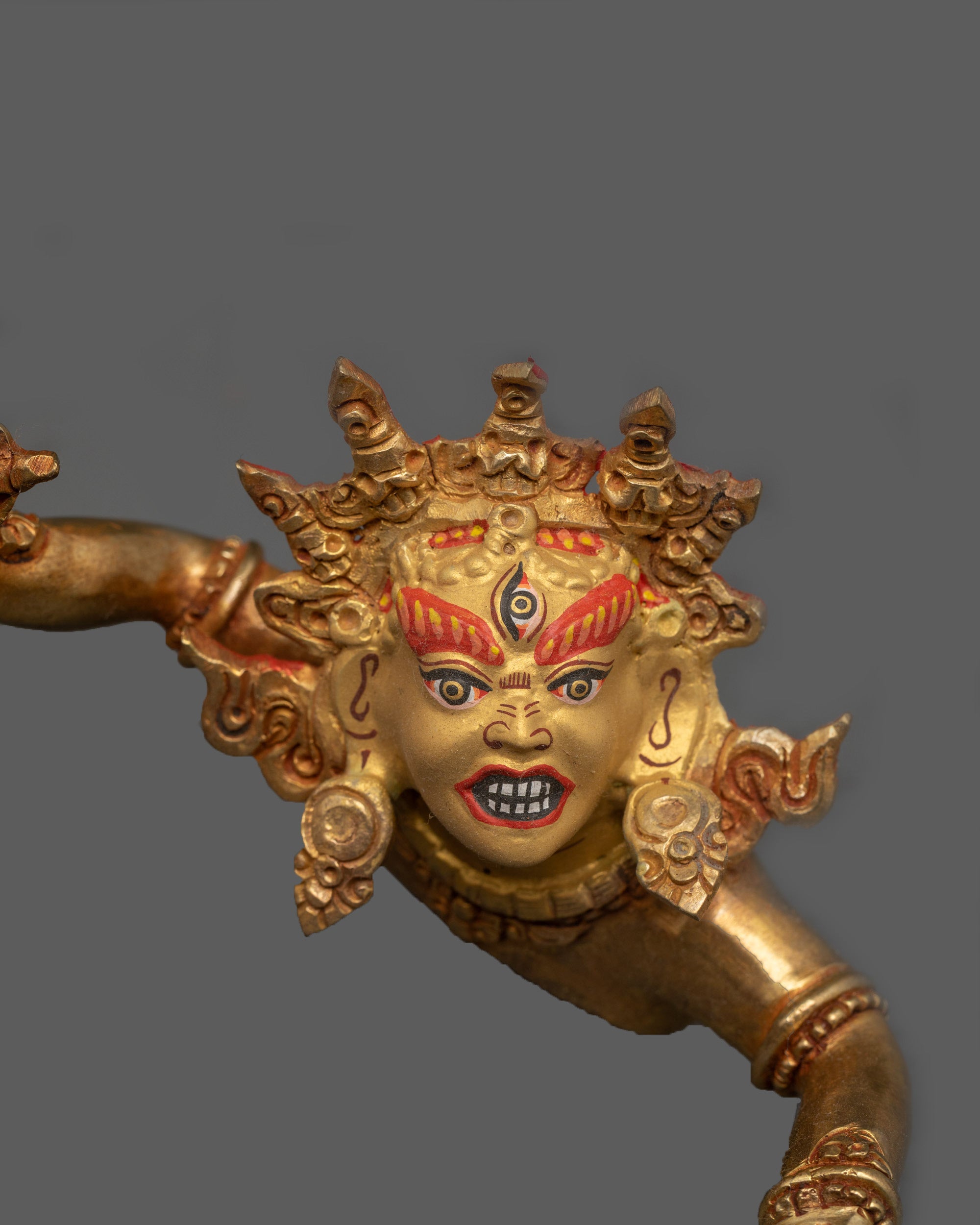 Handcrafted Hayagriva Statue | Wrathful Deity for Protection & Wisdom