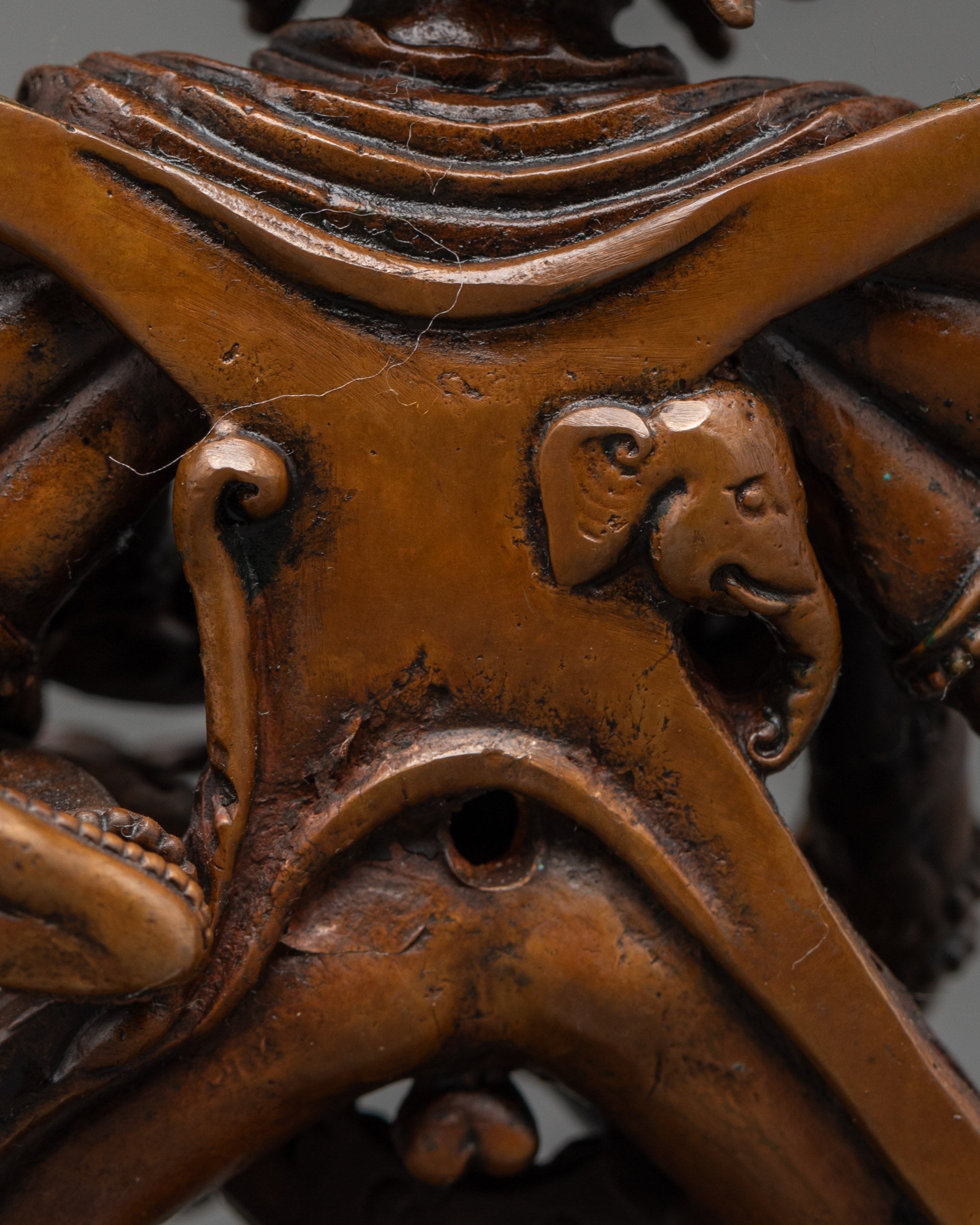 Authentic Chakrasamvara Statue | Machine-Crafted Buddhist Sculpture