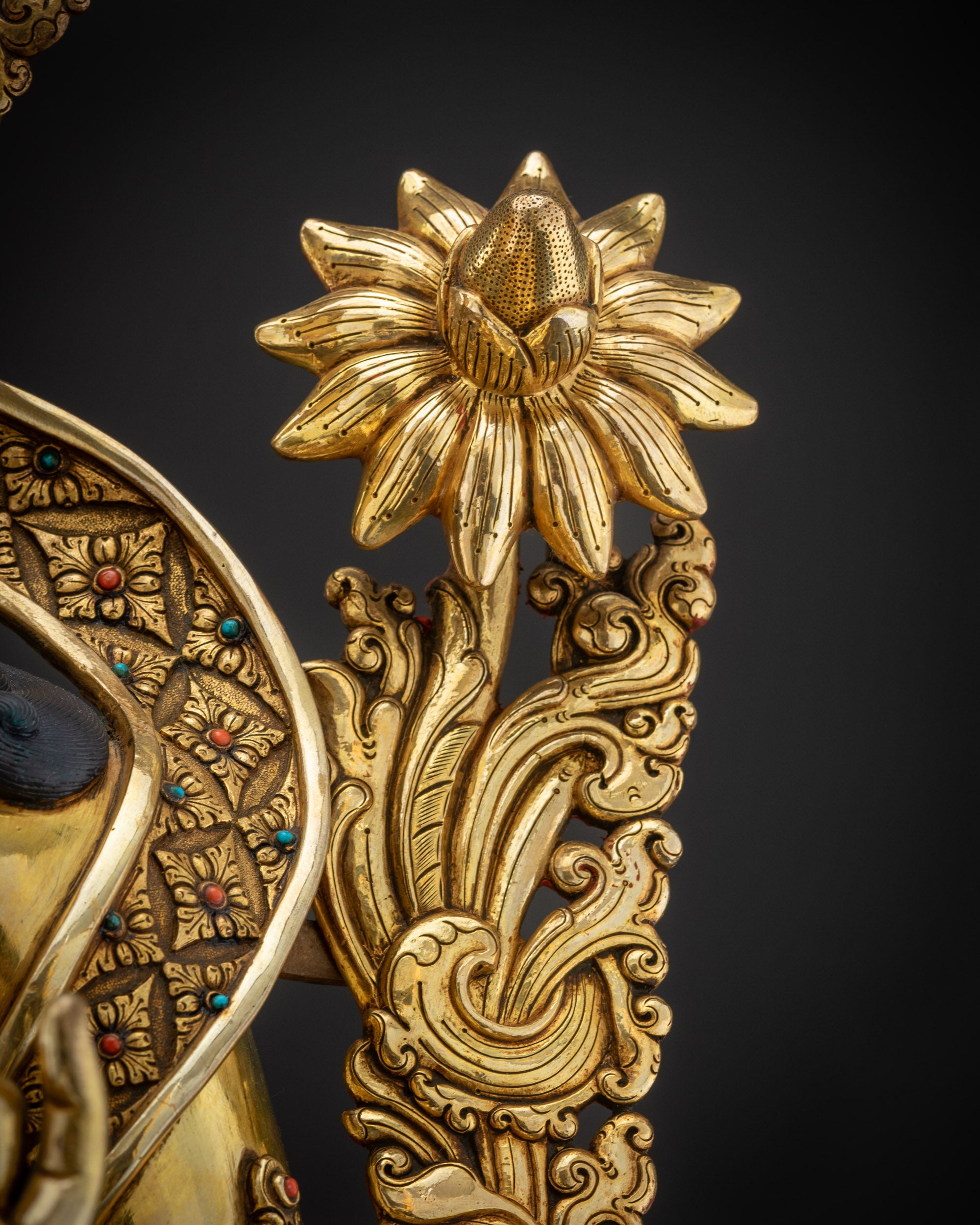 Invite Blessings with Green Tara Masterpiece Statue | Himalayan Sculpture