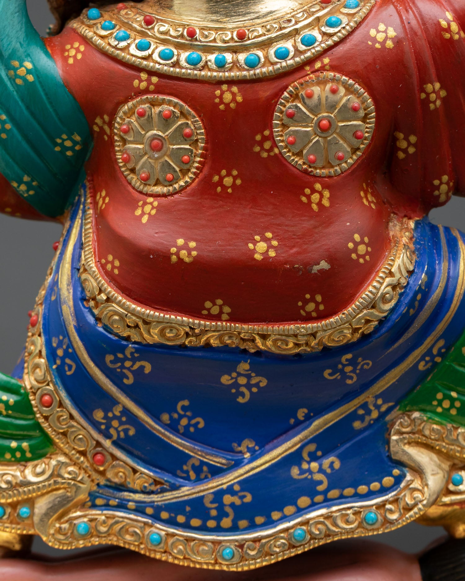 Mahakala Bernagchen Statue – Sacred Wrathful Deity of Protection