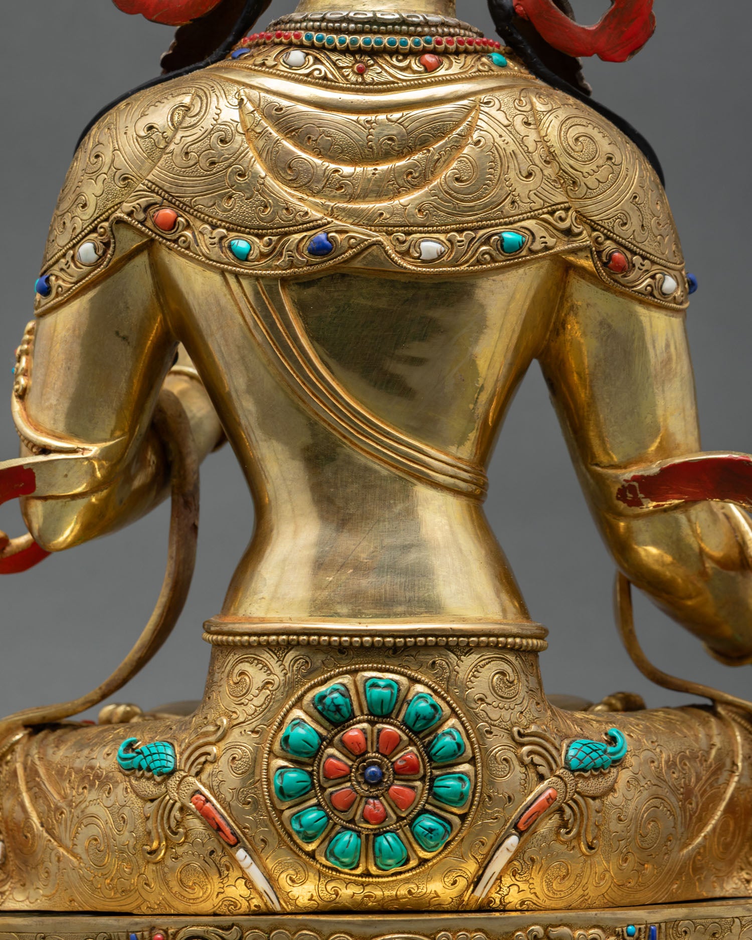 Dukar Statue | The Radiant White Umbrella Goddess