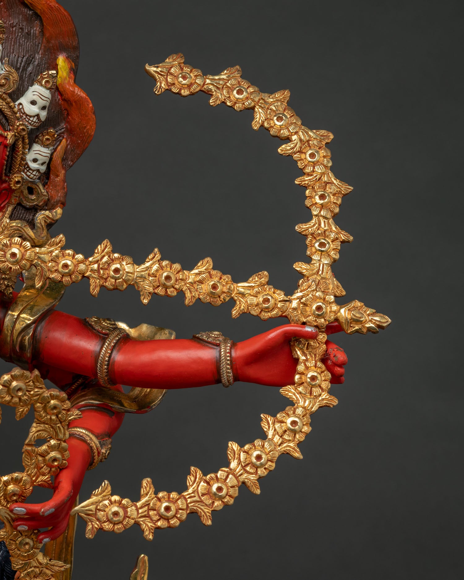 Tarodbava Kurukulla Statue | Life-Size Buddhist Sculpture from Nepal