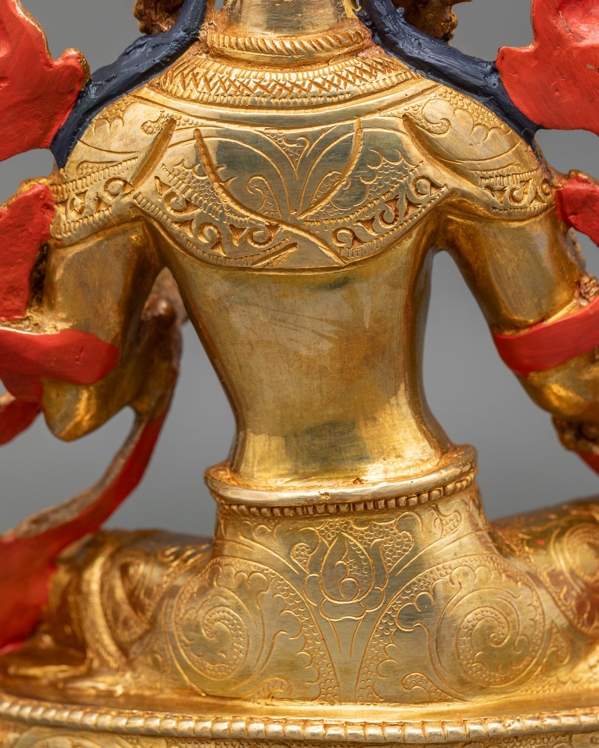 Green Tara Statue – Himalayan Copper Deity for Meditation