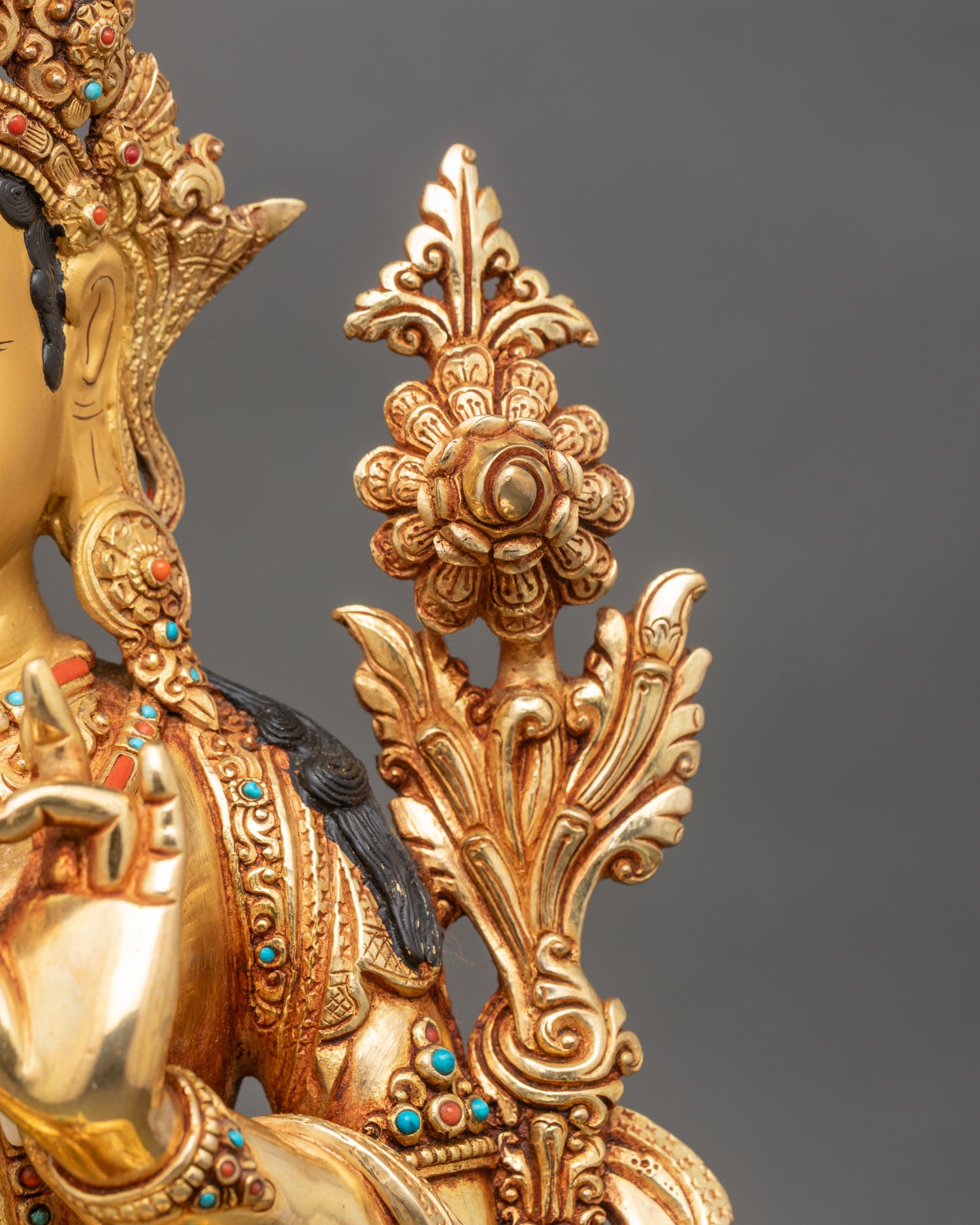 Green Tara Statue – Buddhist Deity of Swift Protection