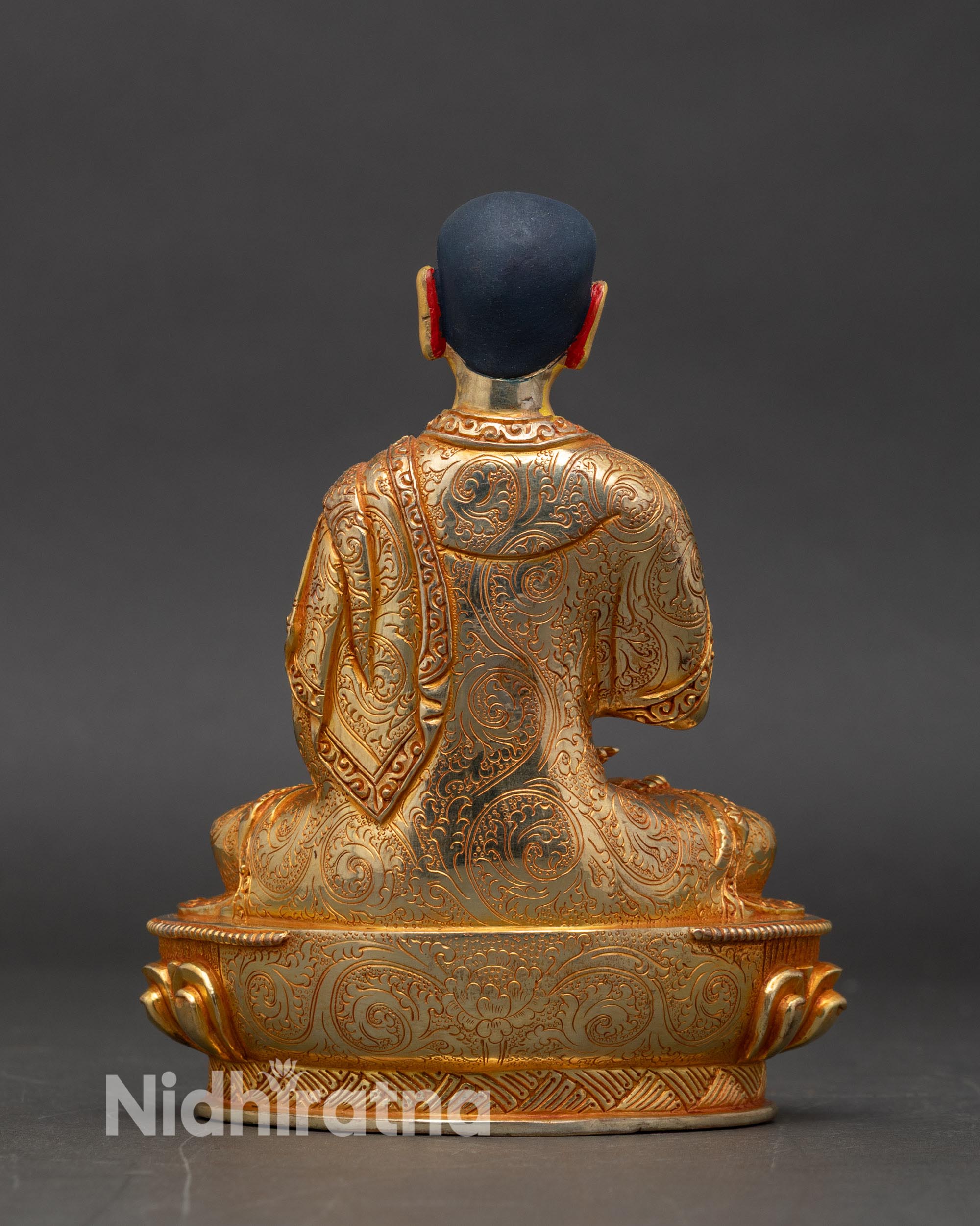 Lama Tsongkhapa Statue Set | Himalayan Sacred Artwork