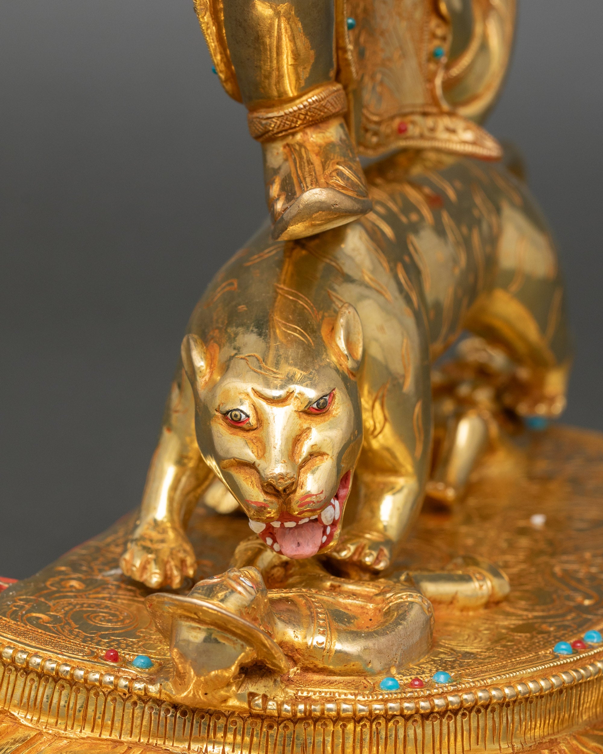 Wrathful Dorje Drolo Statue | Traditional Buddhist Decor