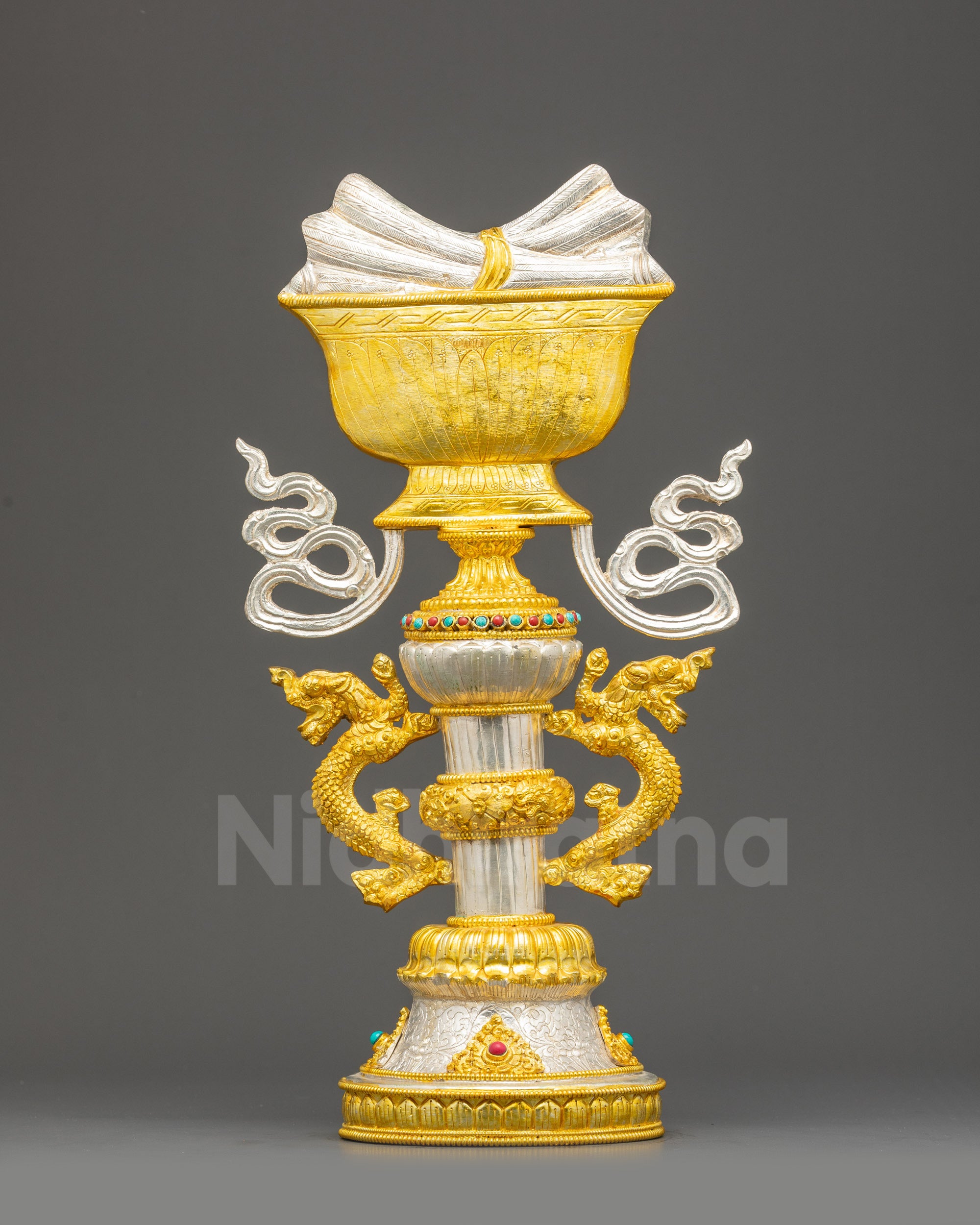 Astamangala Set for Tibetan Offering Rituals