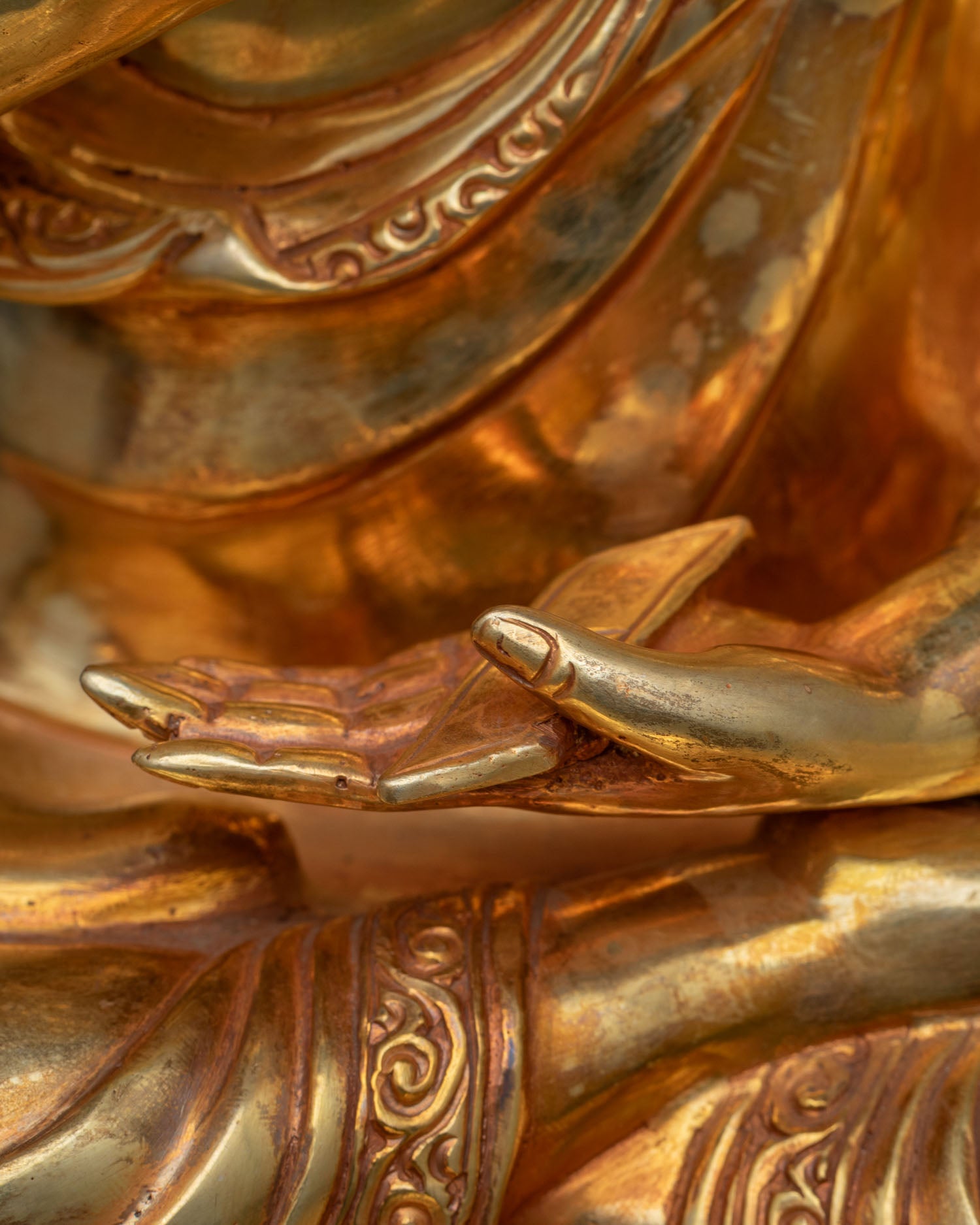 Je Tsongkhapa Set Statue | Founder of the Gelug Buddhist Tradition